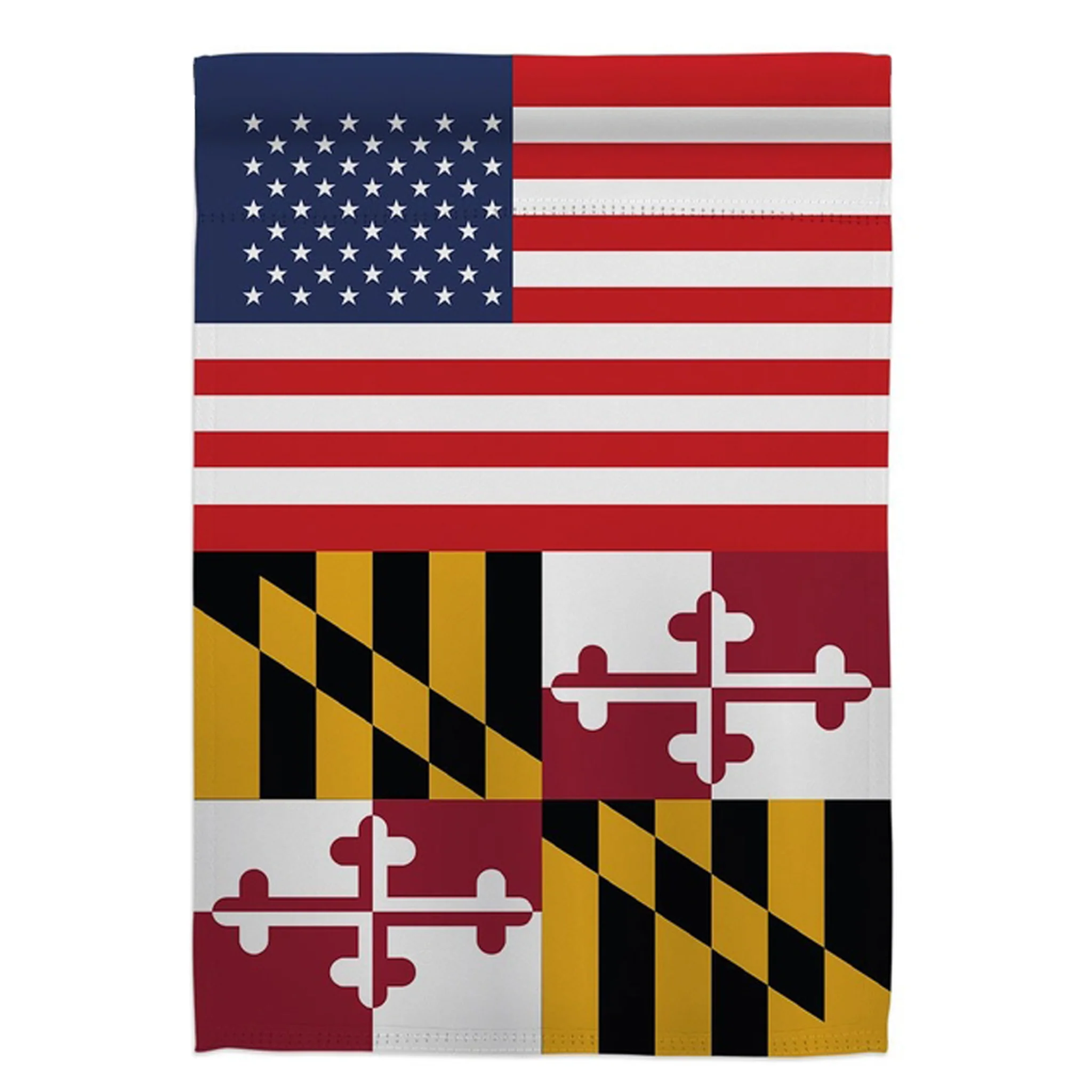 American and Maryland Combined (Sleeve) Flag