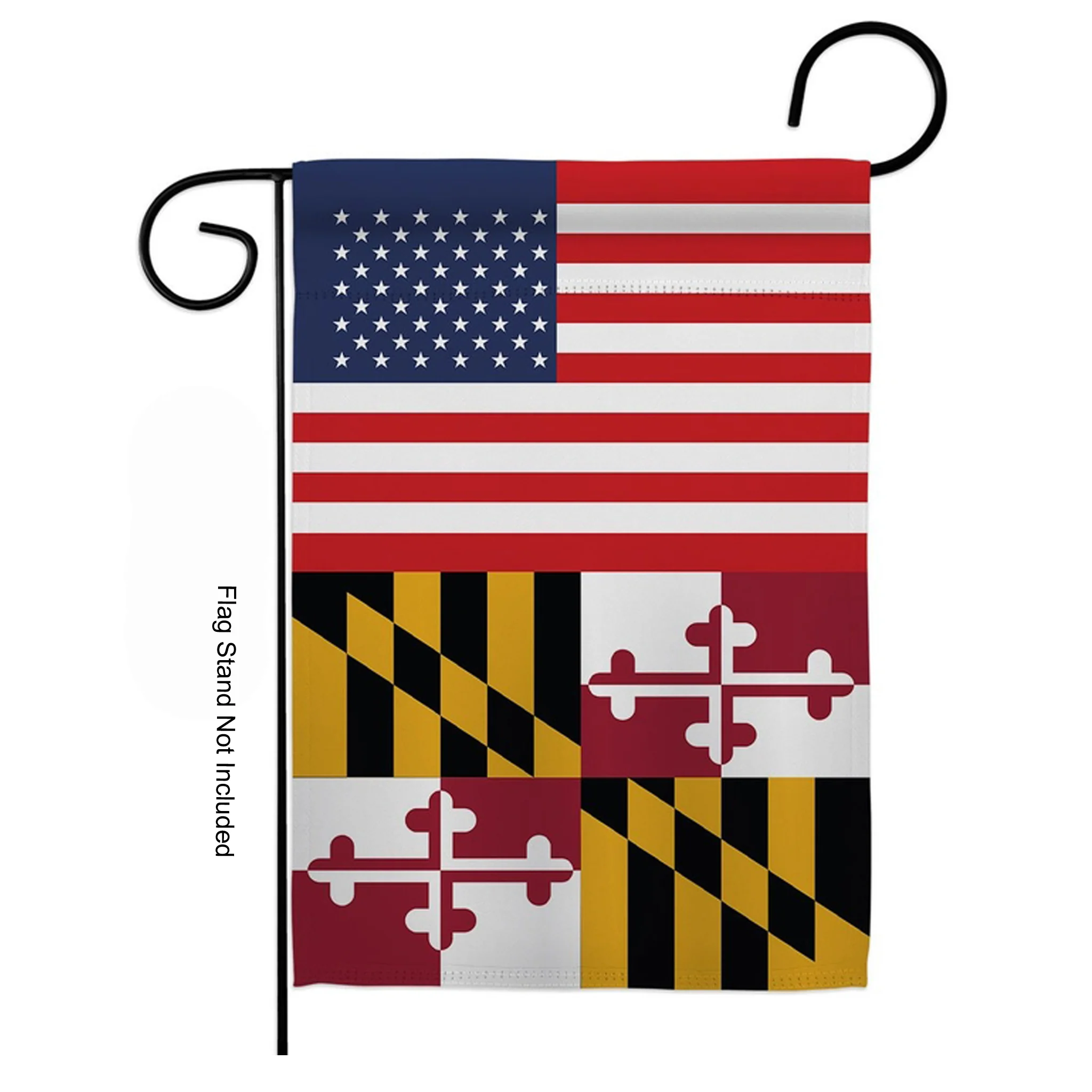 American and Maryland Combined (Sleeve) Flag - Image 2