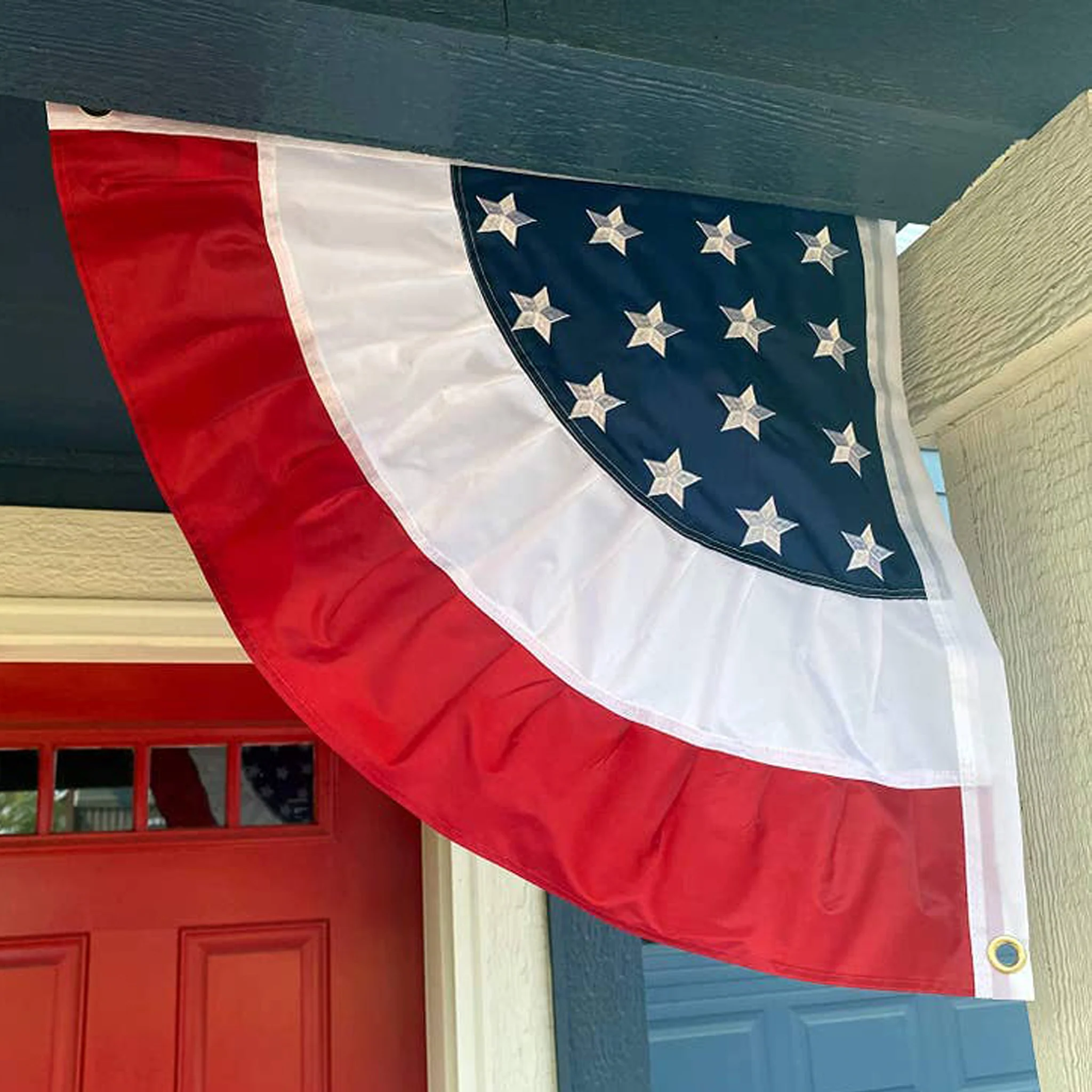 American Flag Corner Bunting Set of 2 - Image 3