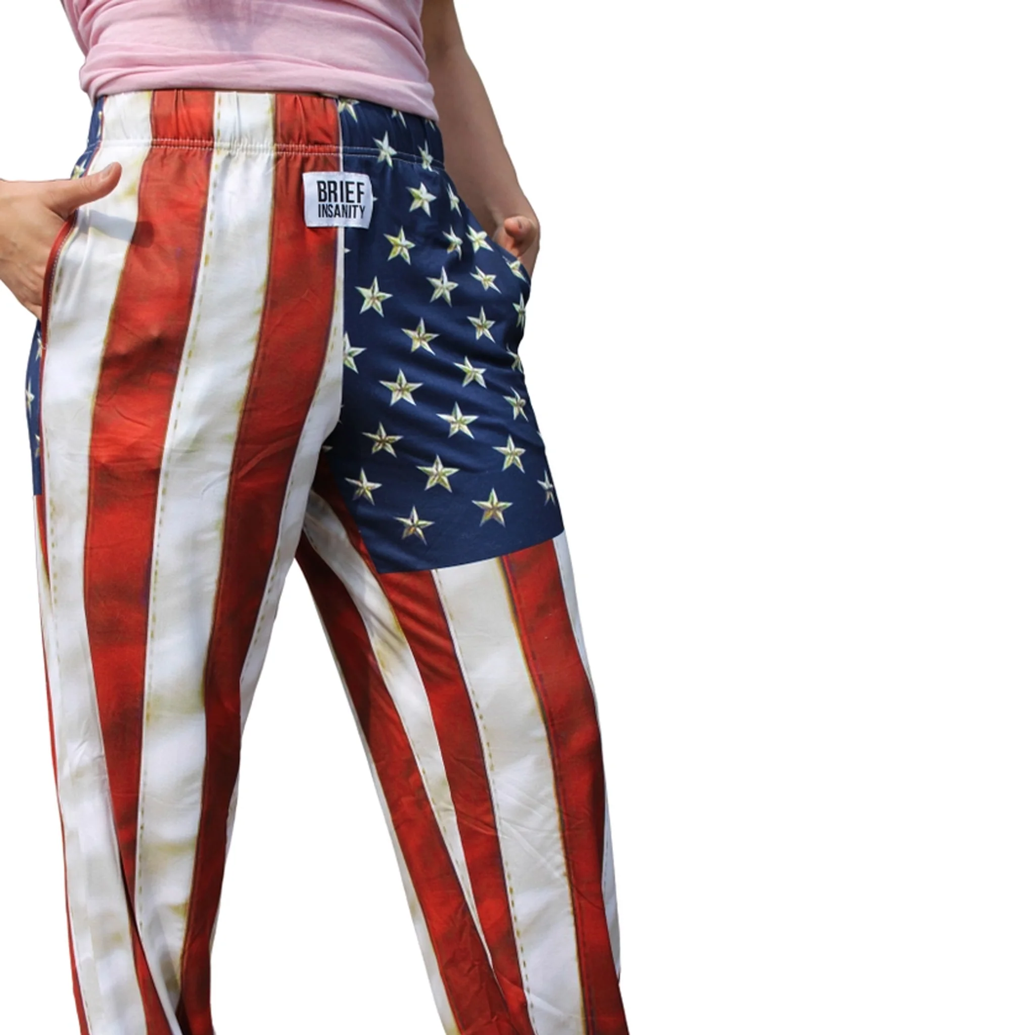 American Flag Silky Lounge Pants - Image 3