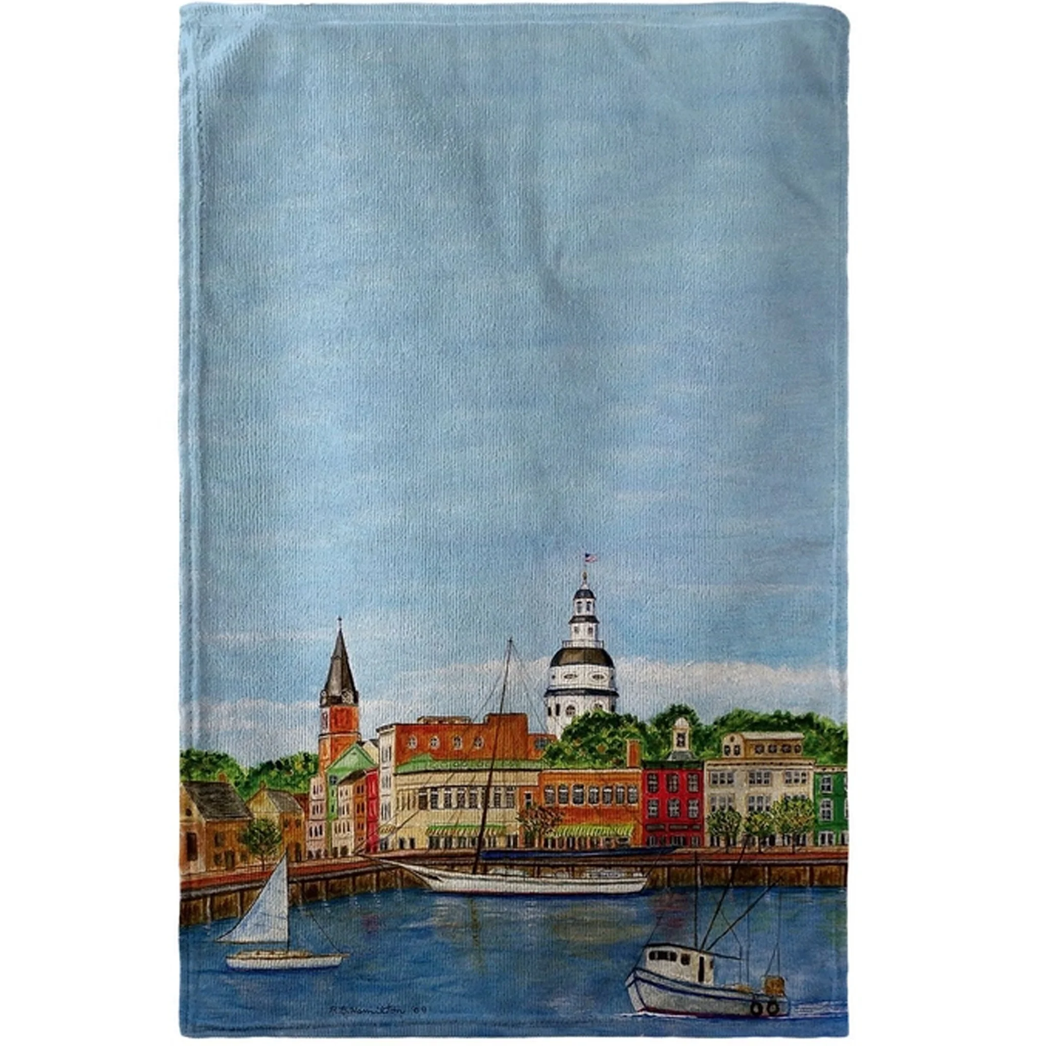 Annapolis City Dock Kitchen Towel