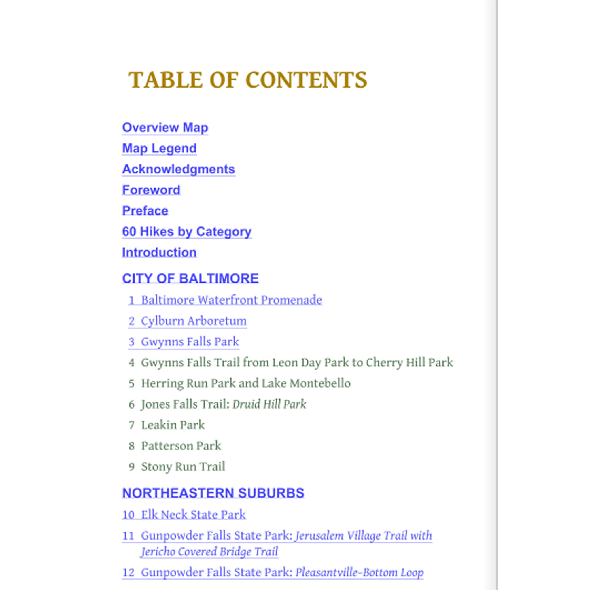 Baltimore 60 Hikes Within 60 Miles Book - Image 2
