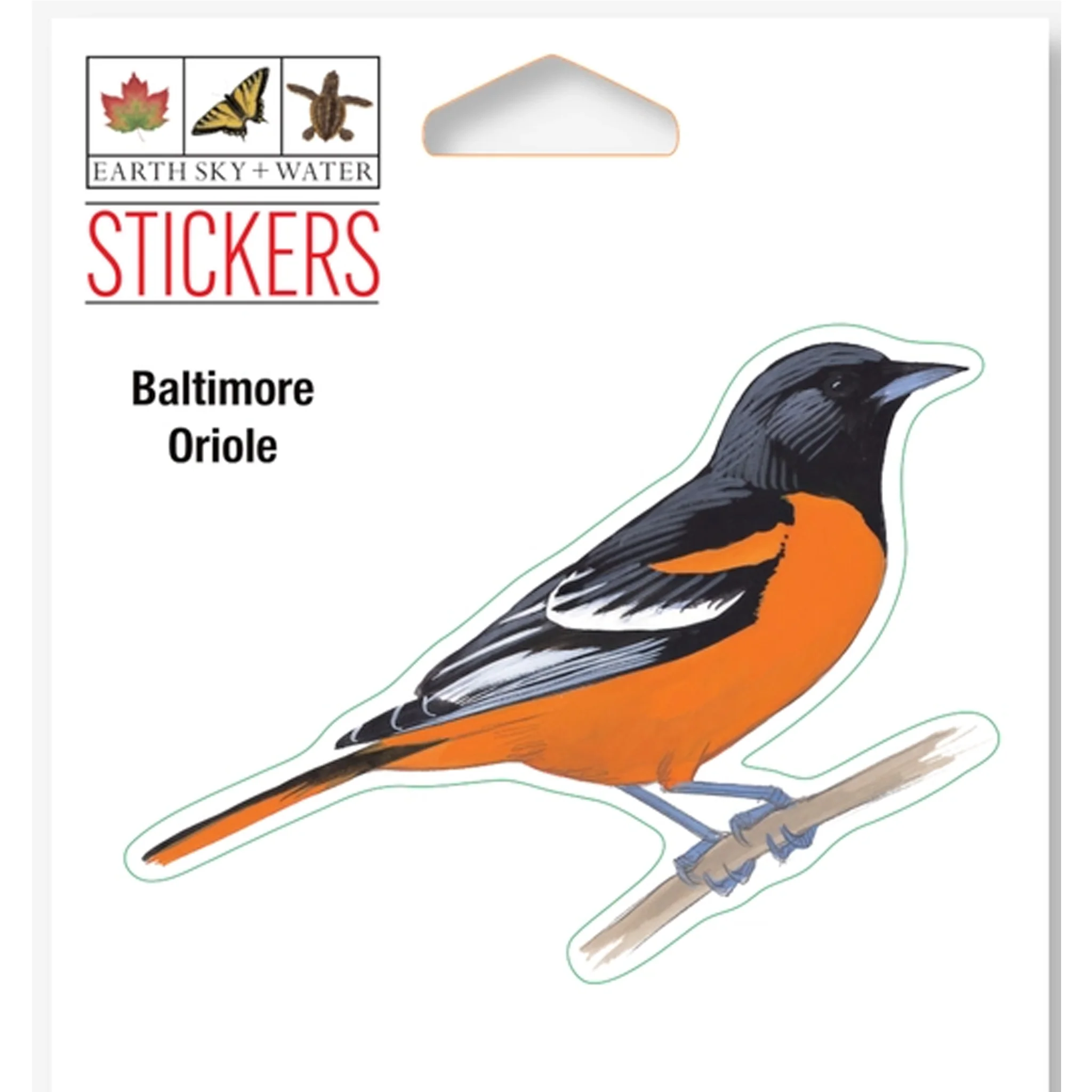 Baltimore Oriole Bird Nature Sticker - Image 2