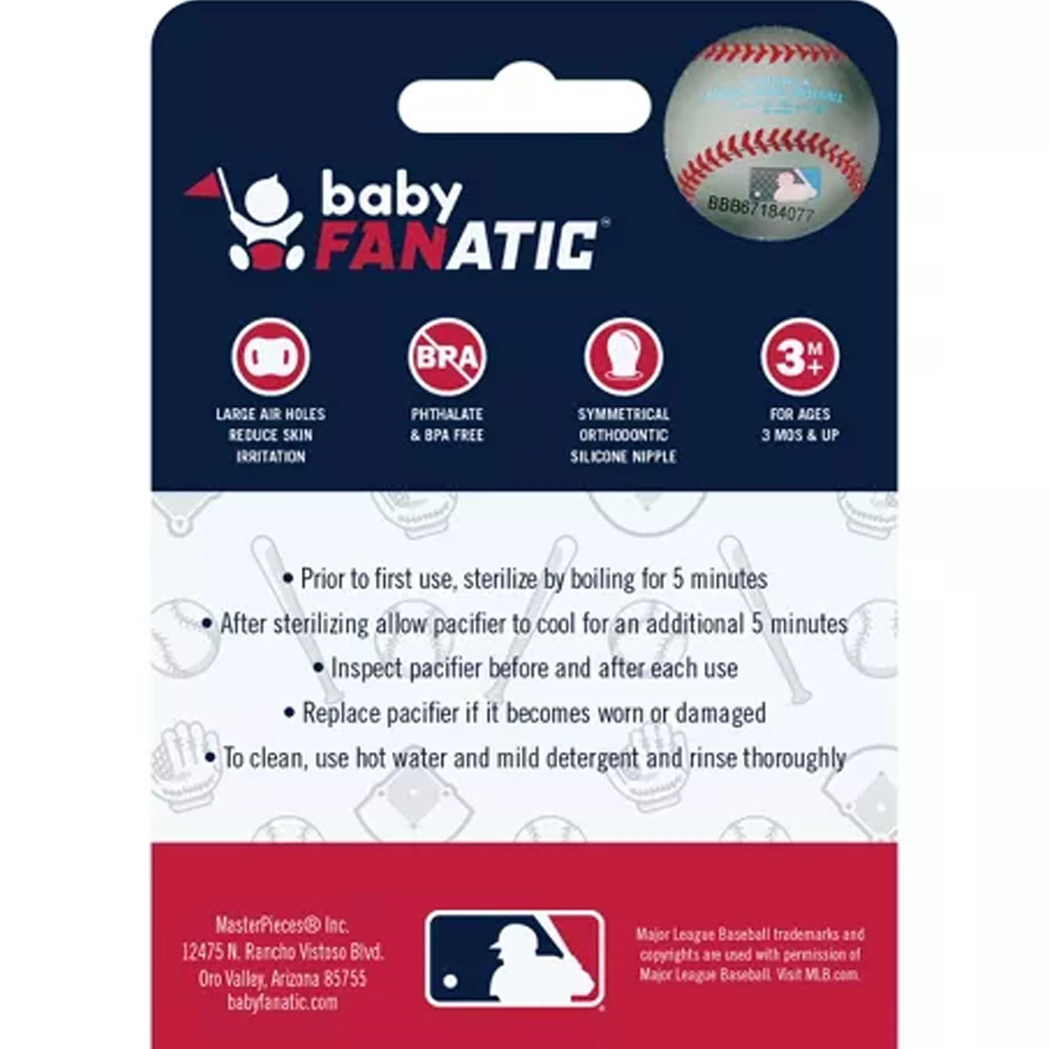Baltimore Orioles Baby Pacifier Set - Image 4