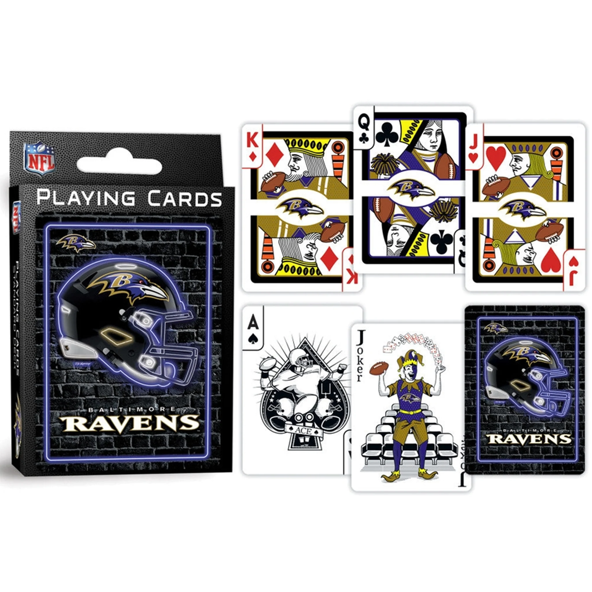 Baltimore Ravens Football Helmet Playing Cards - Image 3