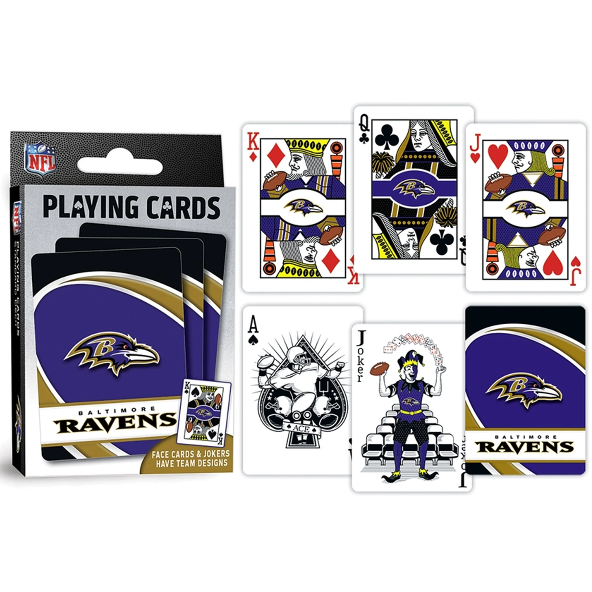 Baltimore Ravens Football Logo Playing Cards - Image 3