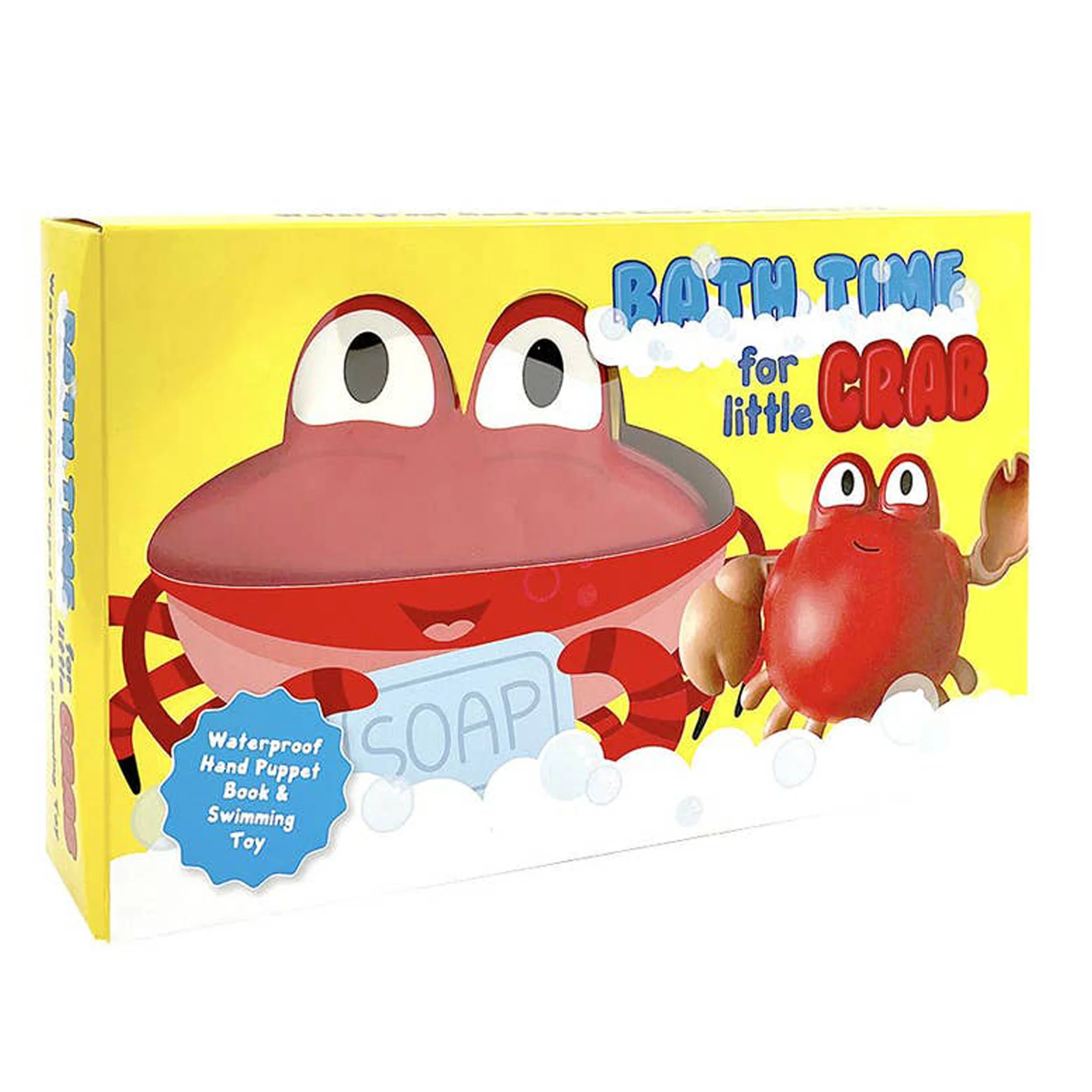 Bath Time For Little Crab - Swimming Crab Toy and Book - Image 2