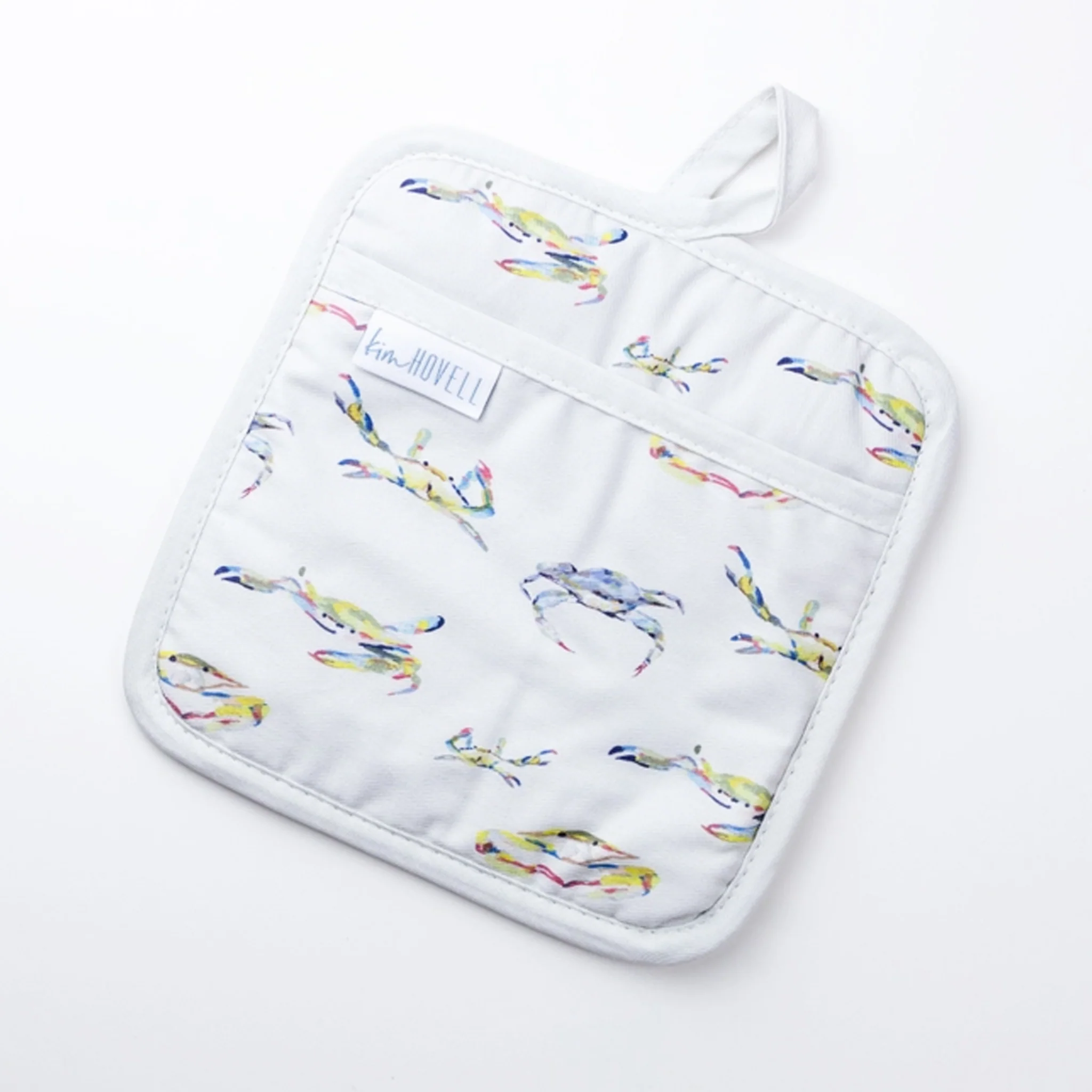 Bay Blues Multi Crab Pocket Potholder - Image 2