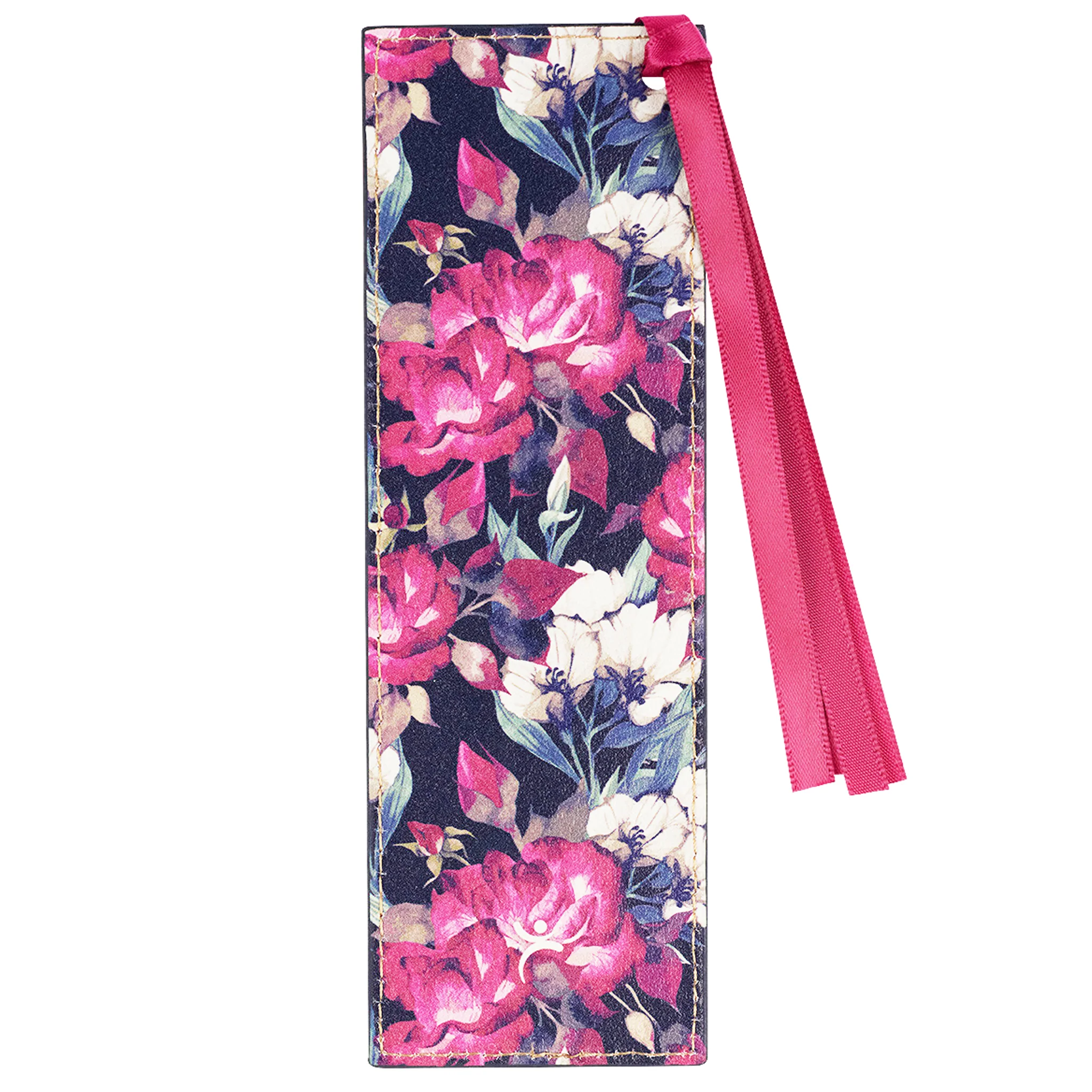 Be Still and Know Floral Faux Leather Bookmark - Image 2