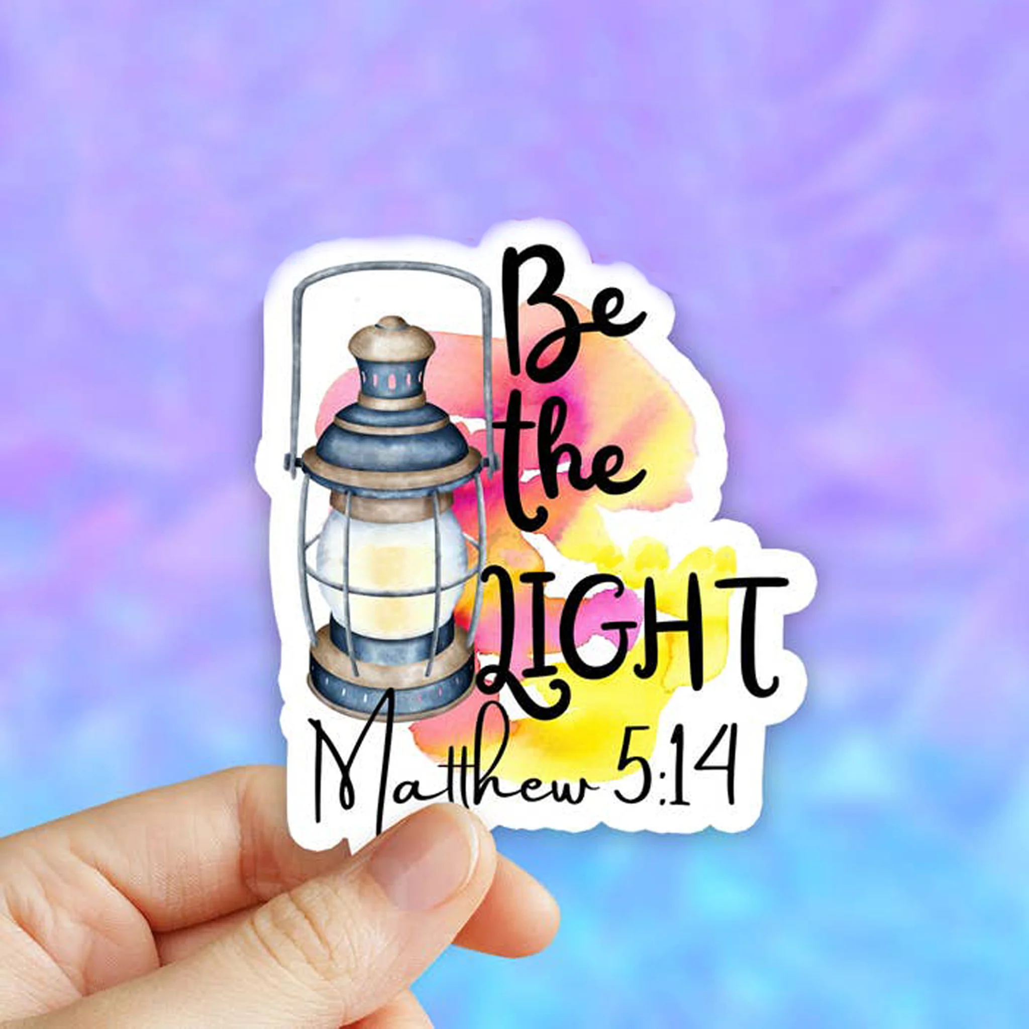 Be The Light Vinyl Sticker - Image 2