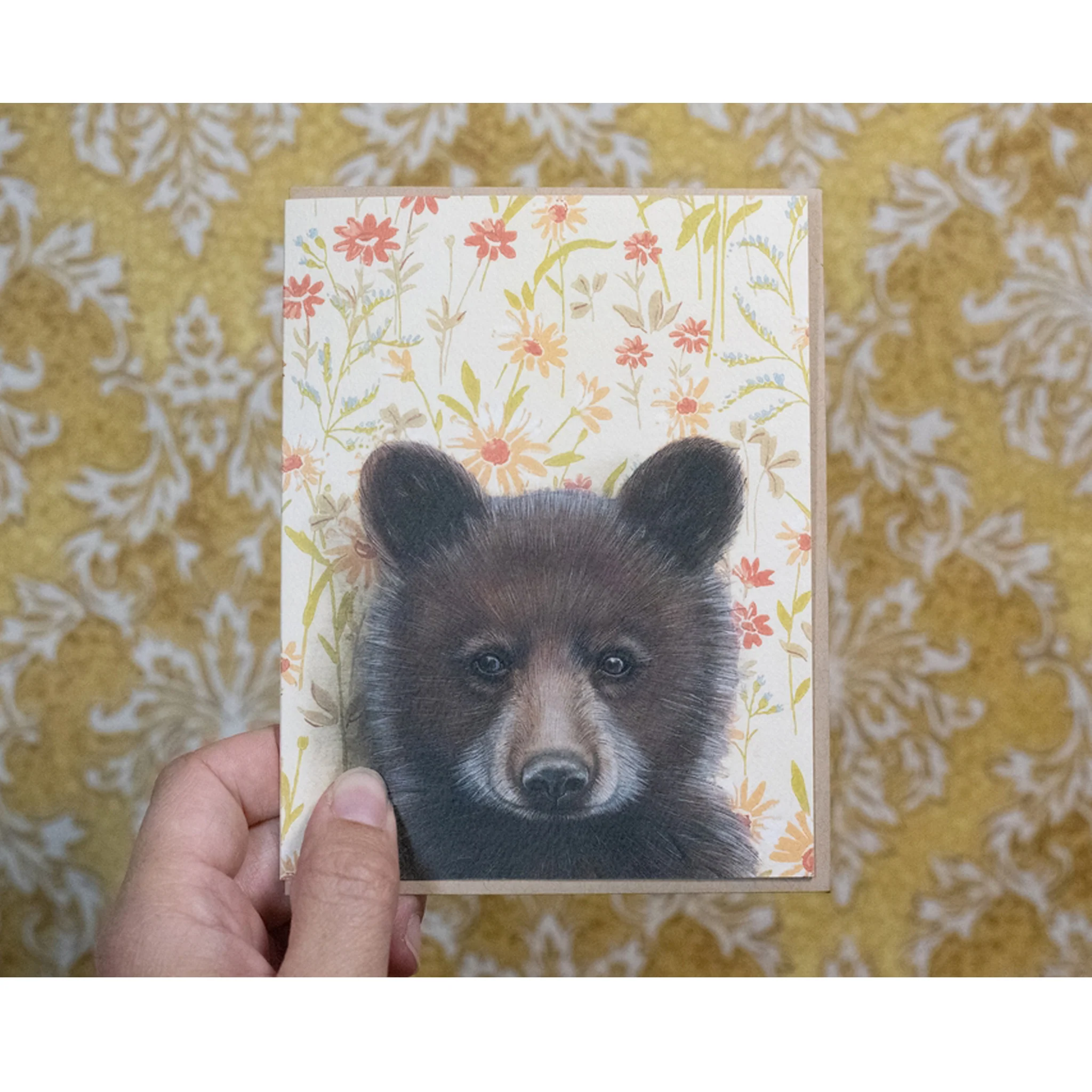 Bear Art Textured Notecard - Image 2
