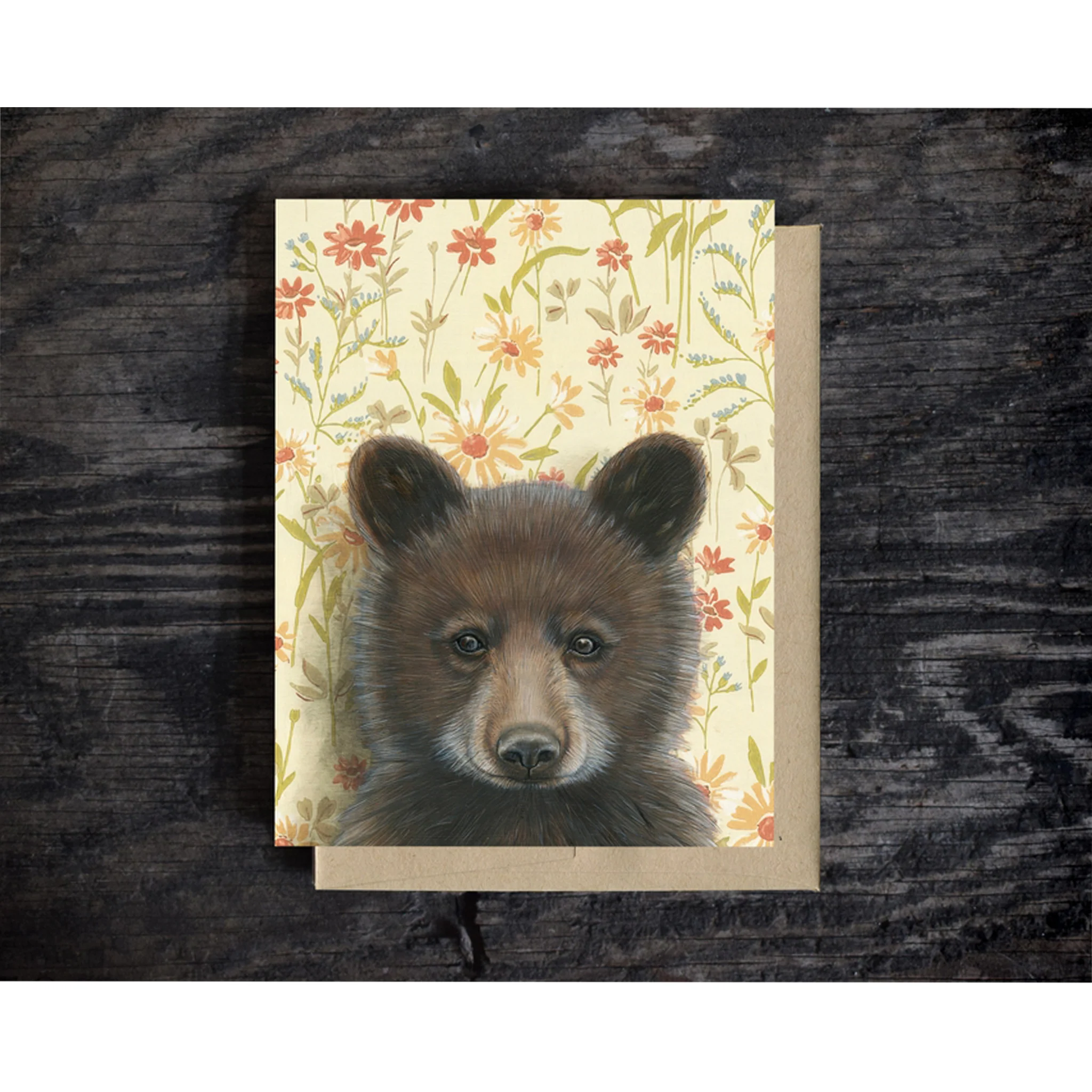 Bear Art Textured Notecard - Image 3