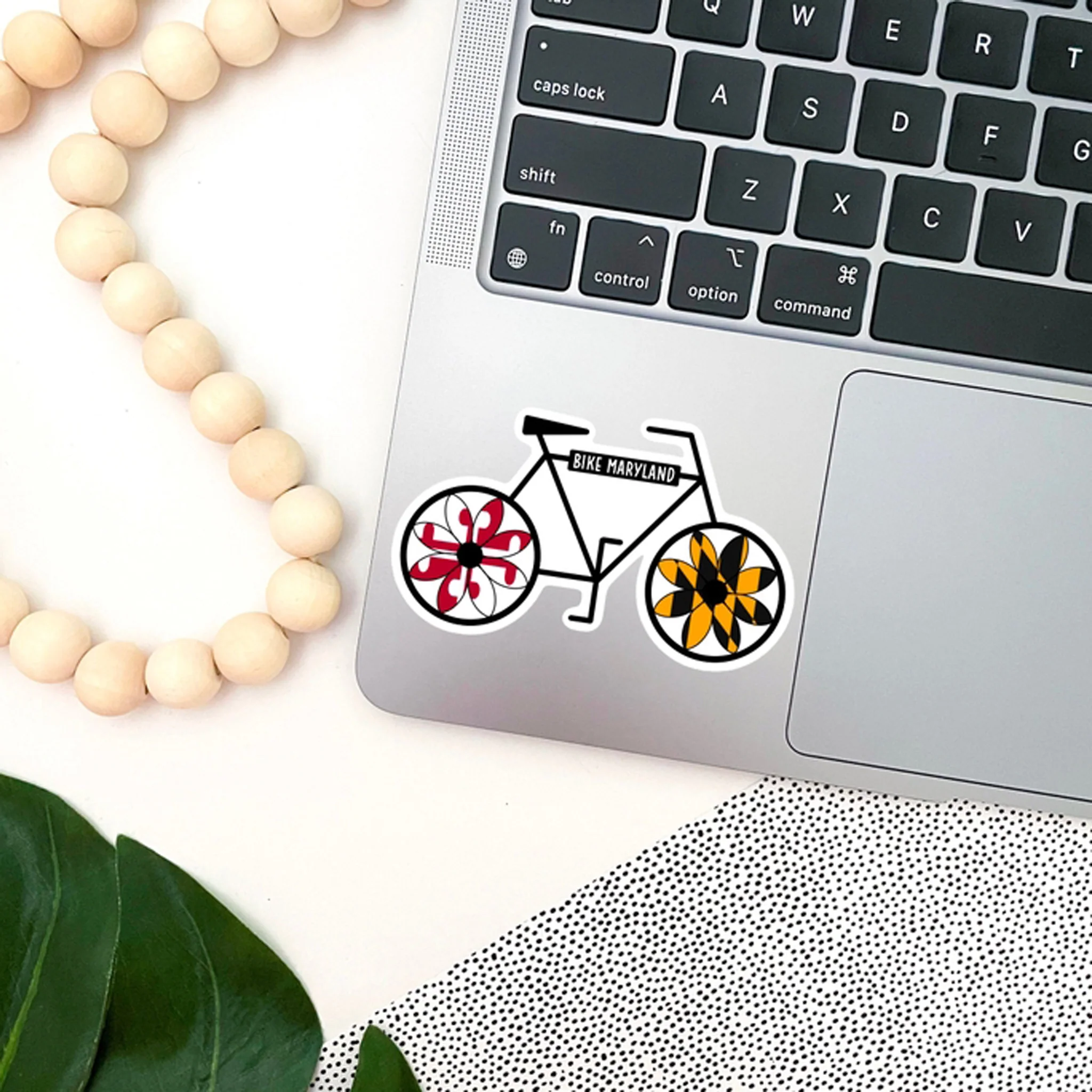 Bike Maryland Die Cut Vinyl Sticker - Image 3