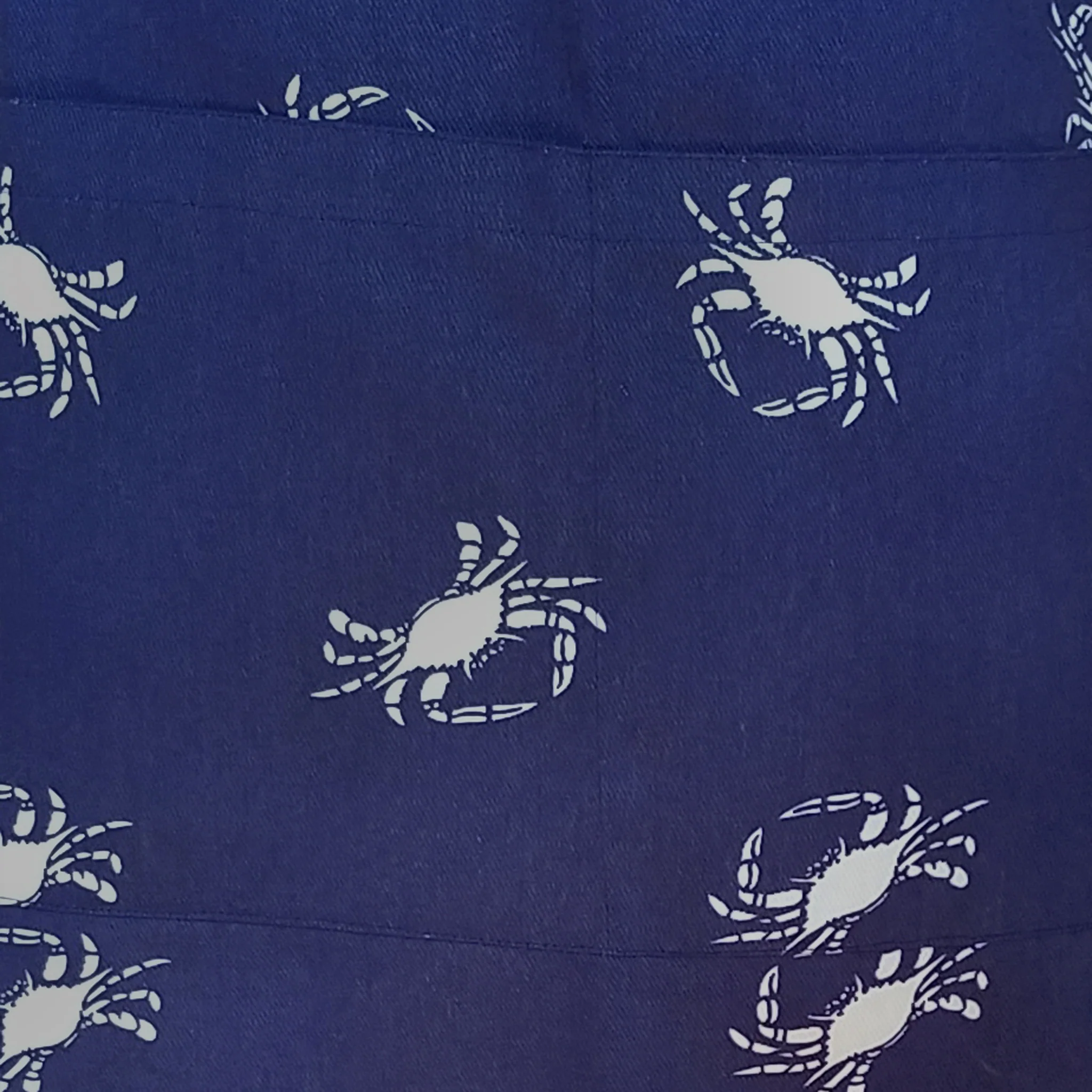 Blue Crab Apron Half - Navy Blue - Image 3