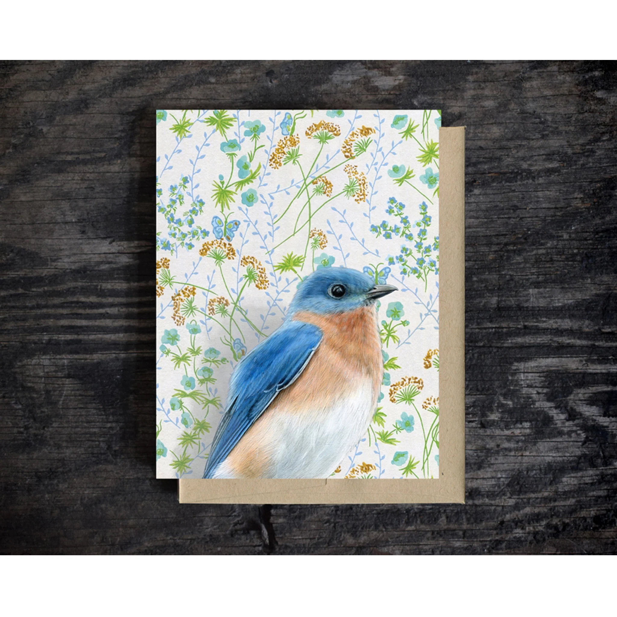 Bluebird Art Textured Notecard - Image 3