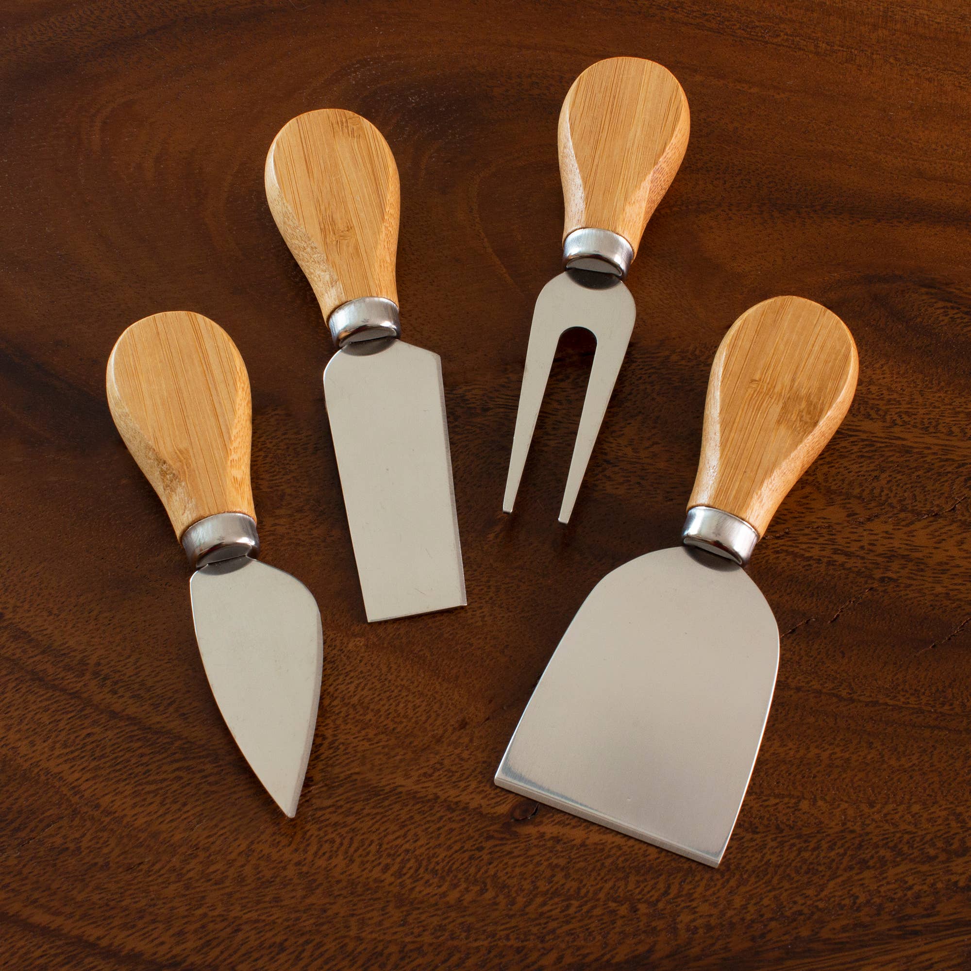 Cheese Tools Bamboo Set of 4 Boxed - Image 2