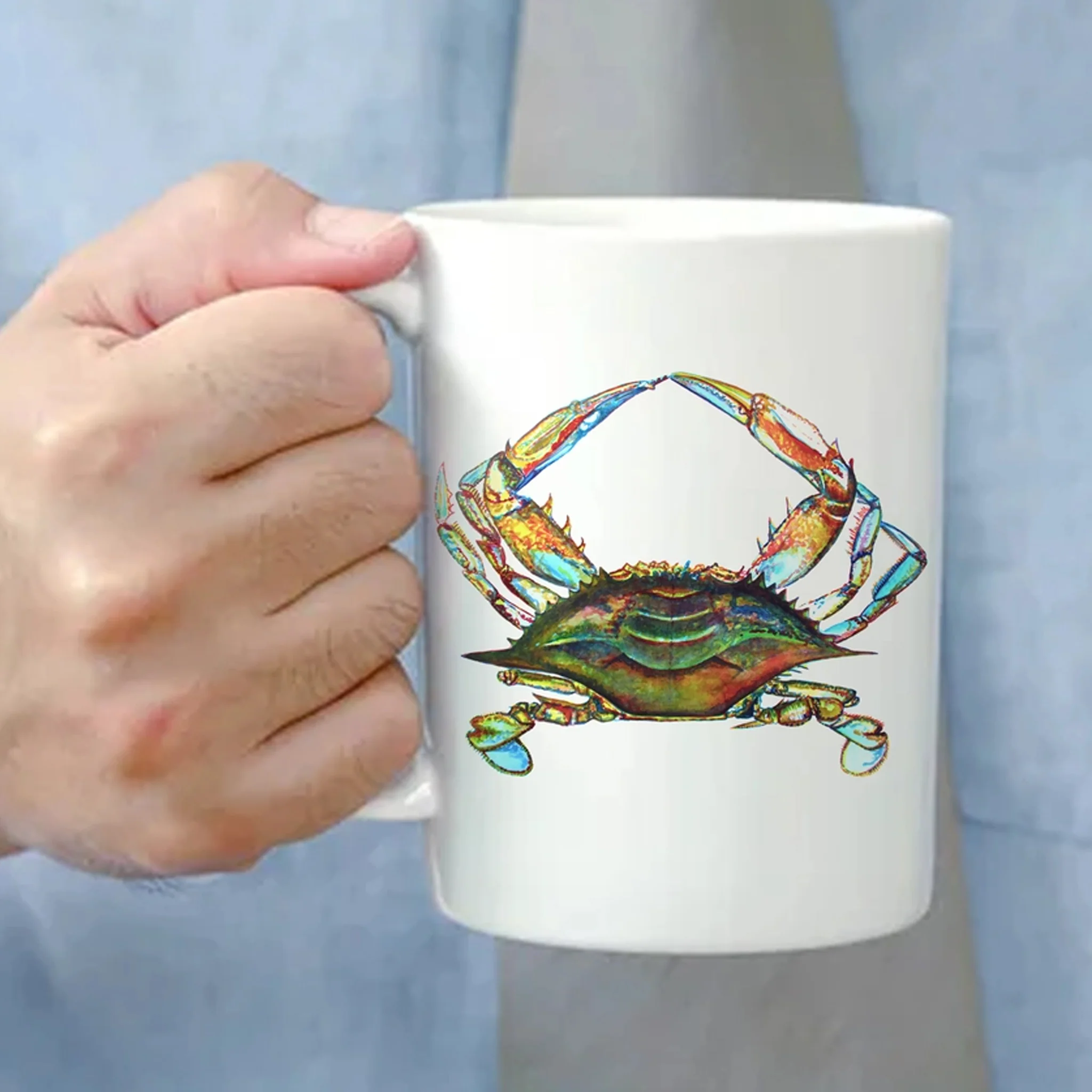 Chesapeake Bay Blue Crab Watercolor Art - Print, Mug or Greeting Card - Image 6