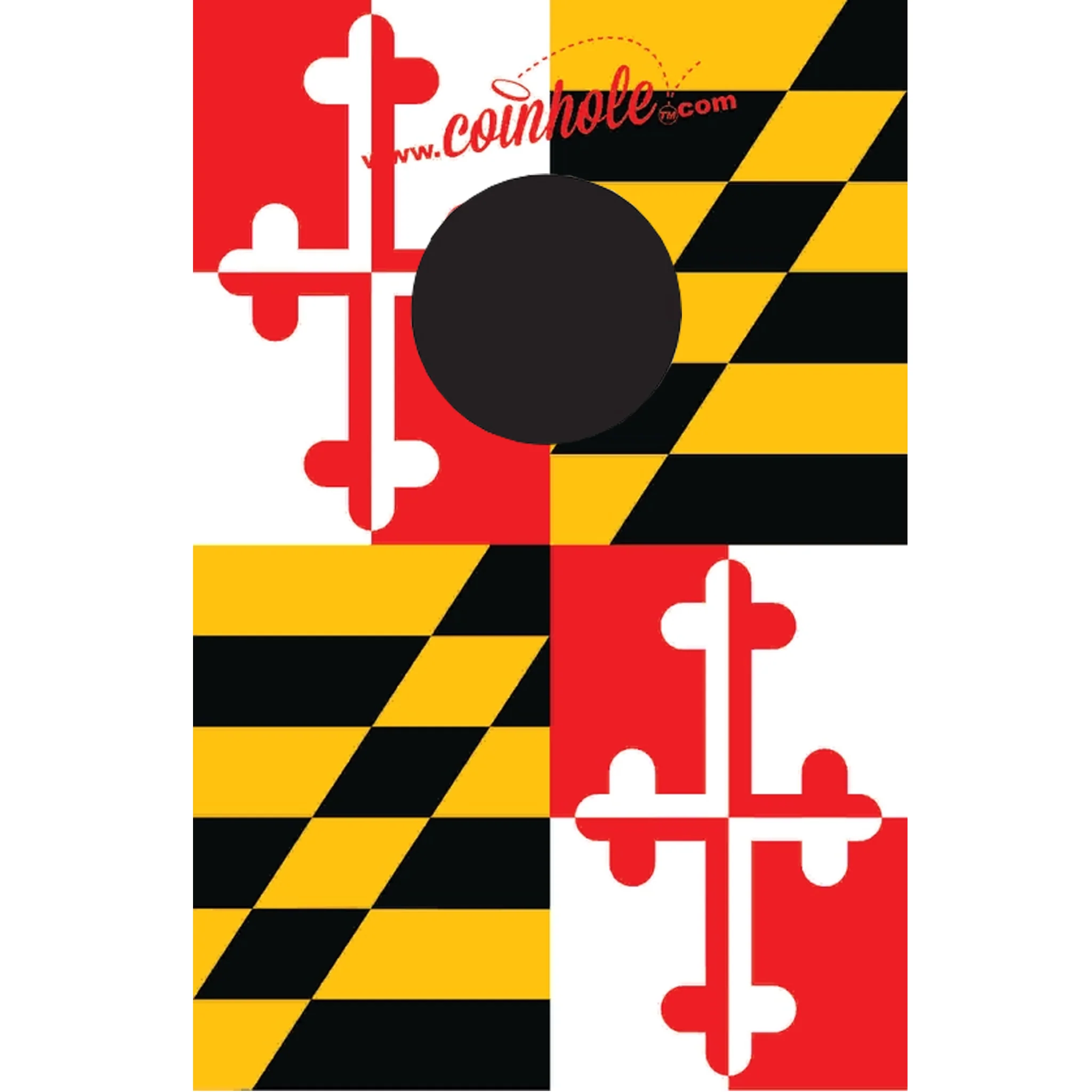 Coinhole® Tabletop Game Set Maryland Flag - Image 4