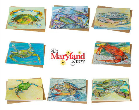 Cooked Crab Note Card - Image 2