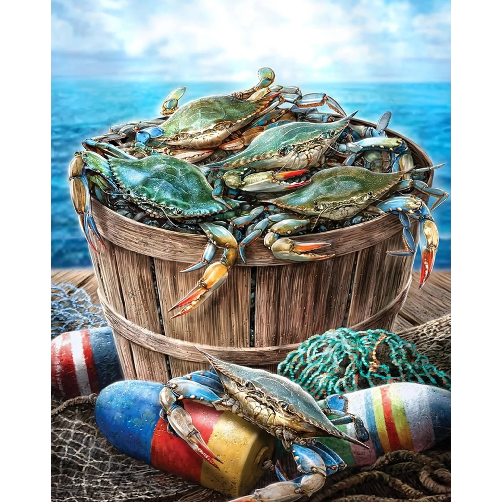 Crab Bushel Basket 1,000 Piece Puzzle