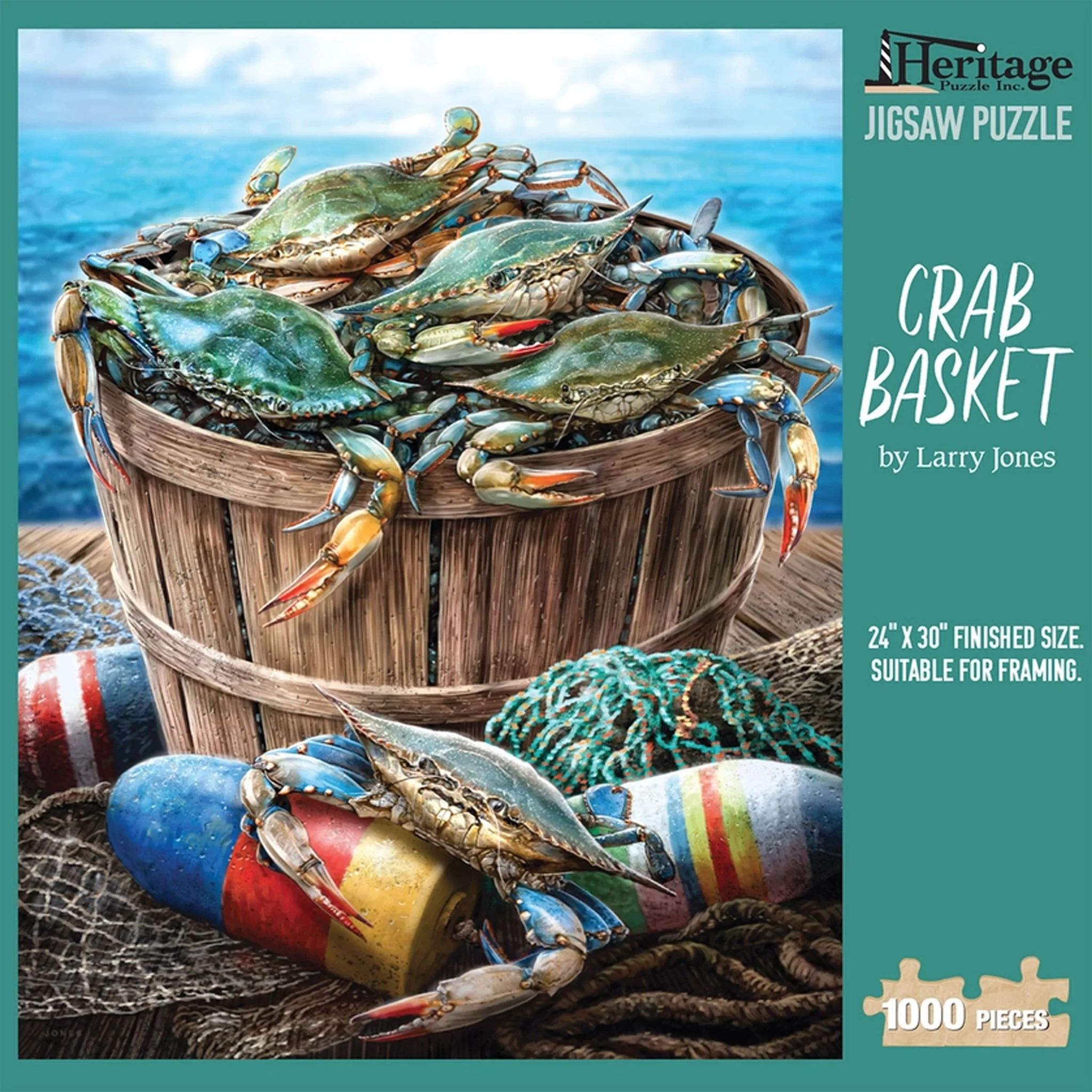 Crab Bushel Basket 1,000 Piece Puzzle - Image 2