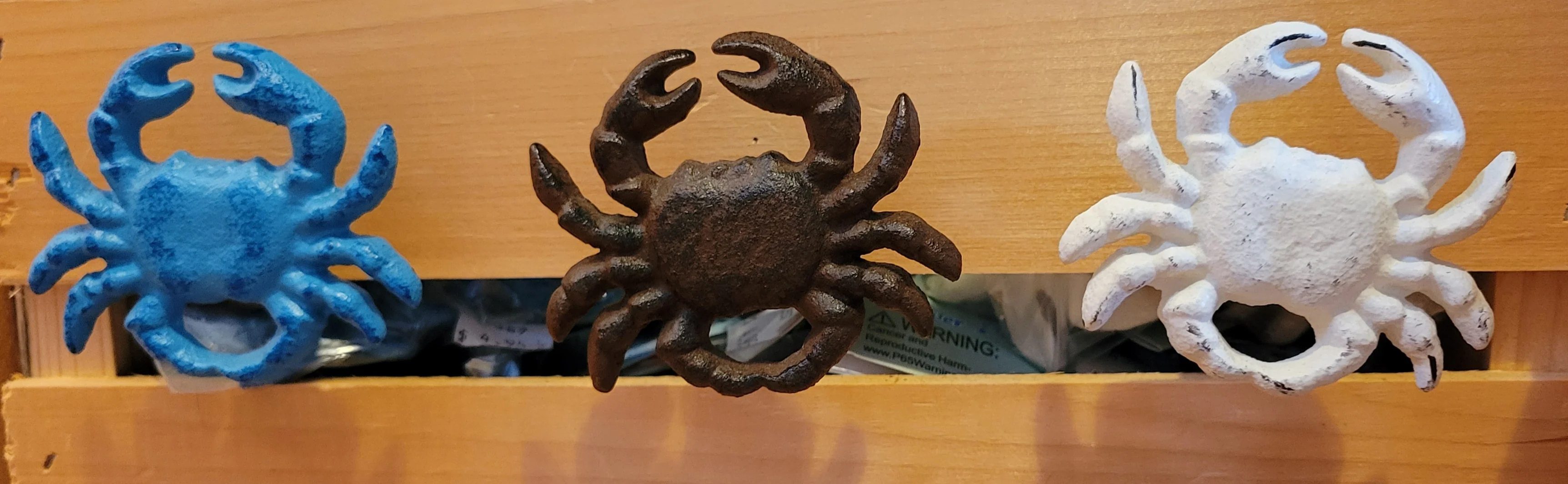 Crab Cast Iron Drawer Pull - Assorted Colors - Image 7