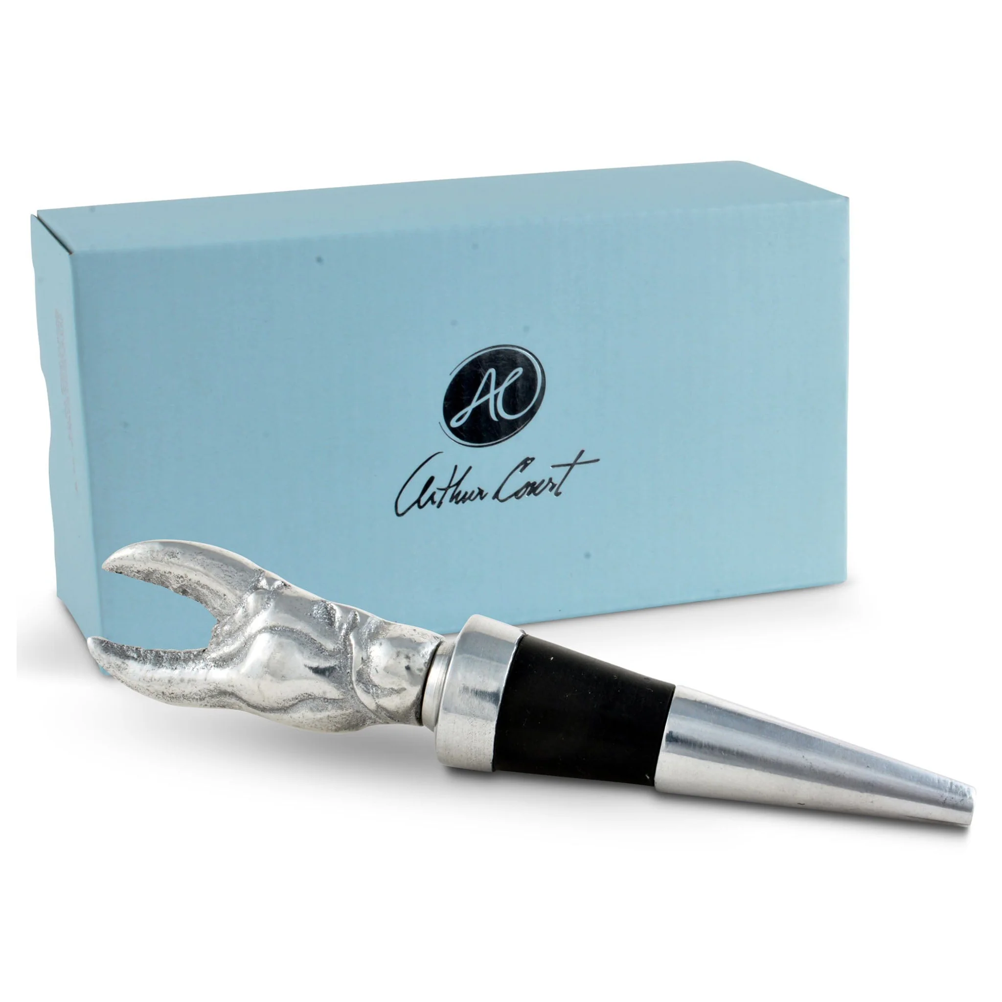 Crab Claw Bottle Stopper Sand-Cast Aluminum - Image 3