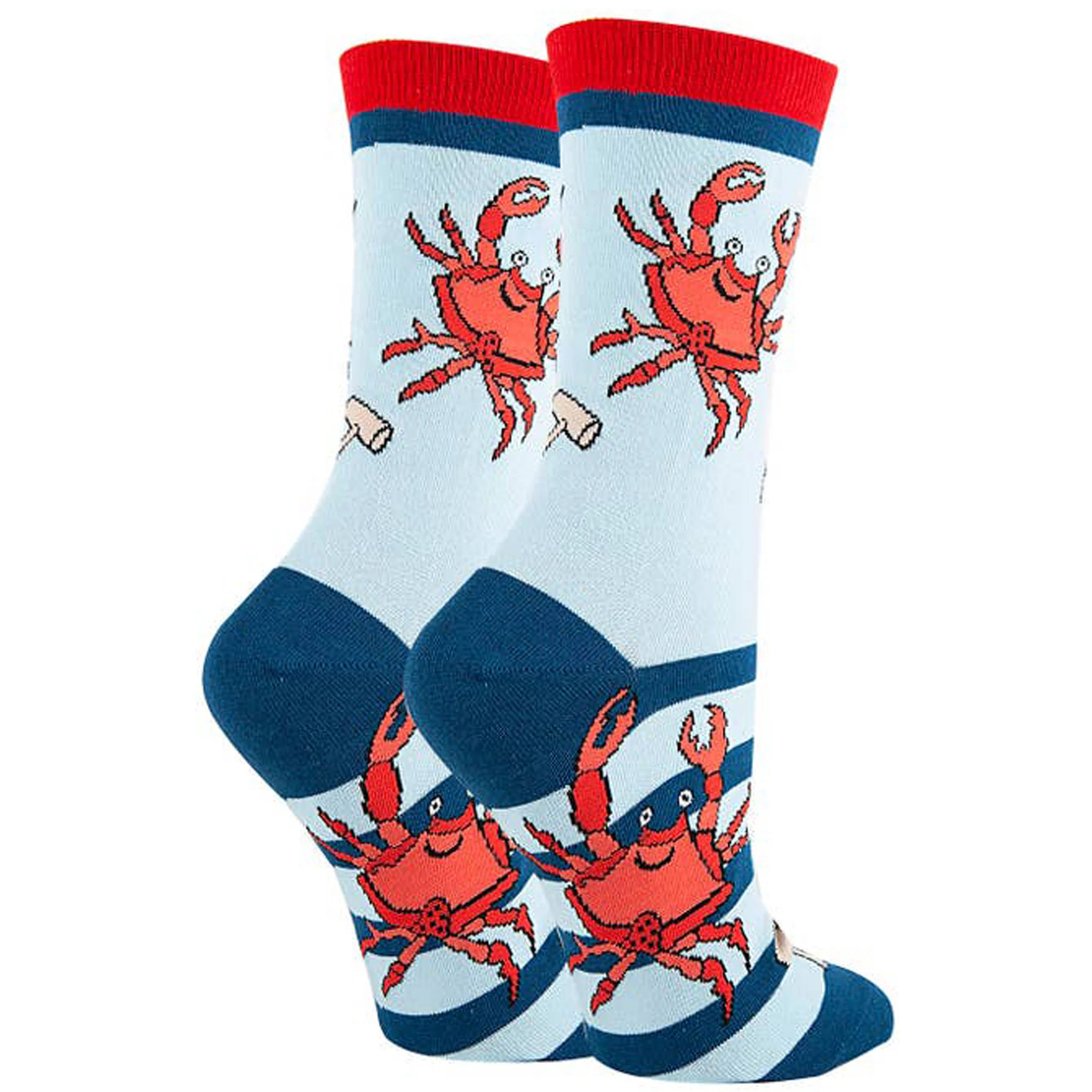 Crab Eating Funny Socks - Image 3