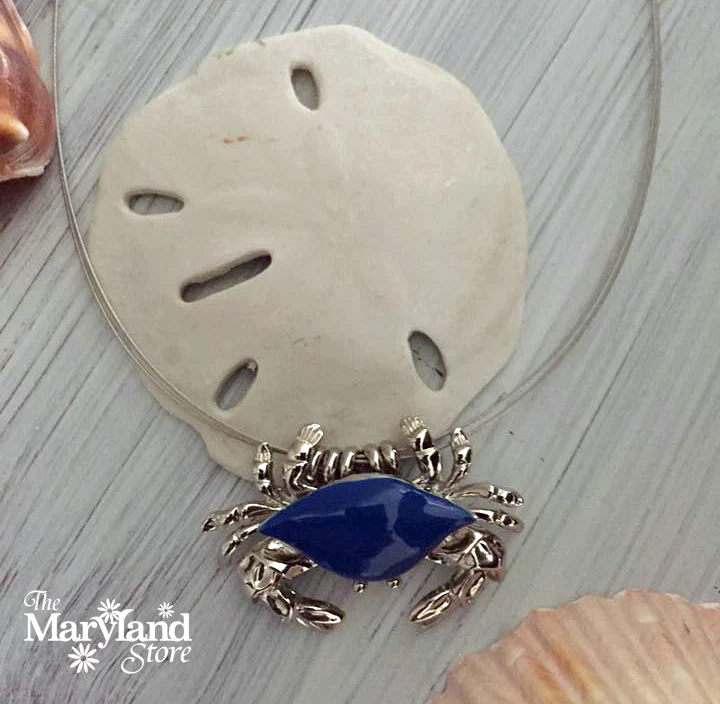 Crab Necklace/Brooch - 5 Colors - Image 3