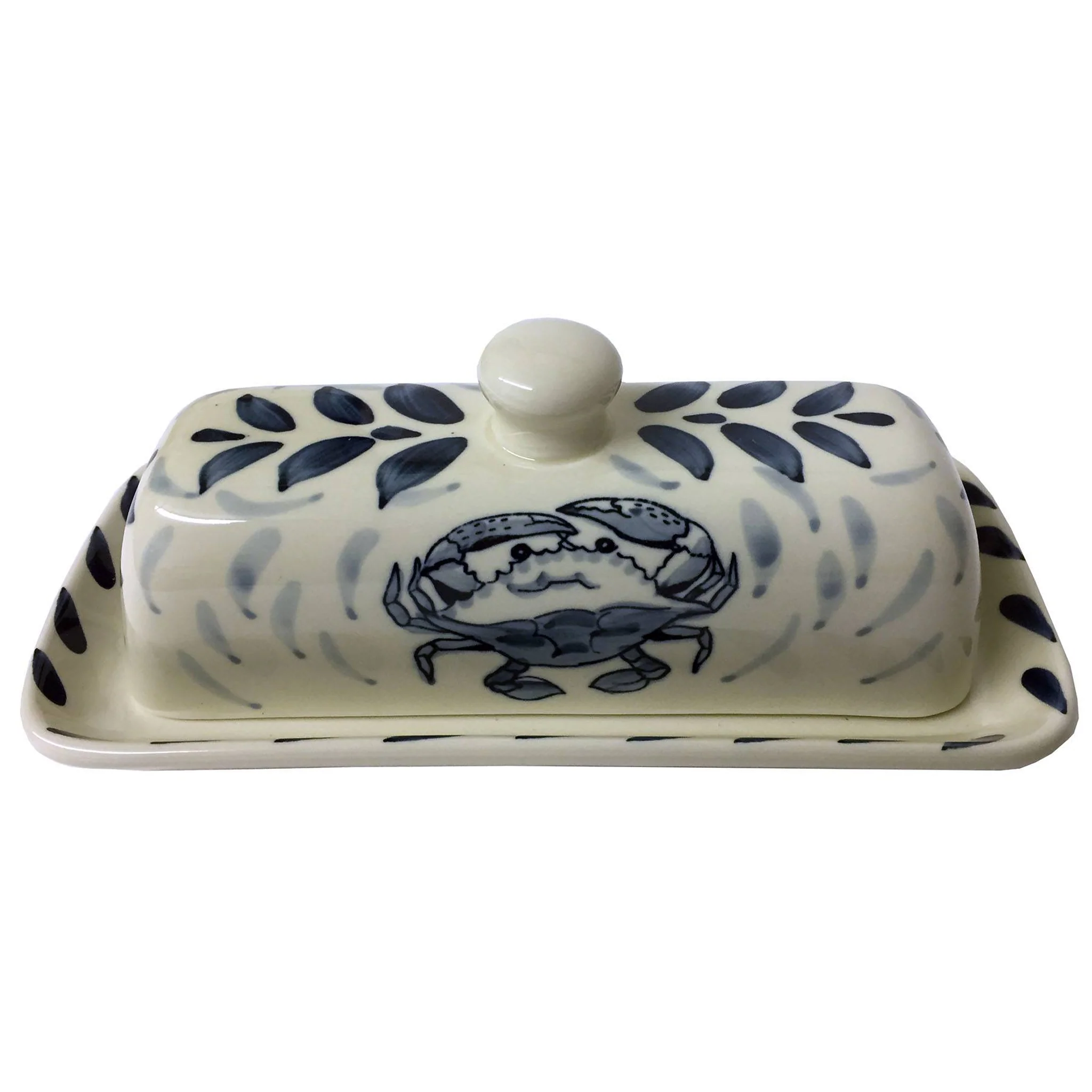 Crab Pottery Butter Dish - Image 3