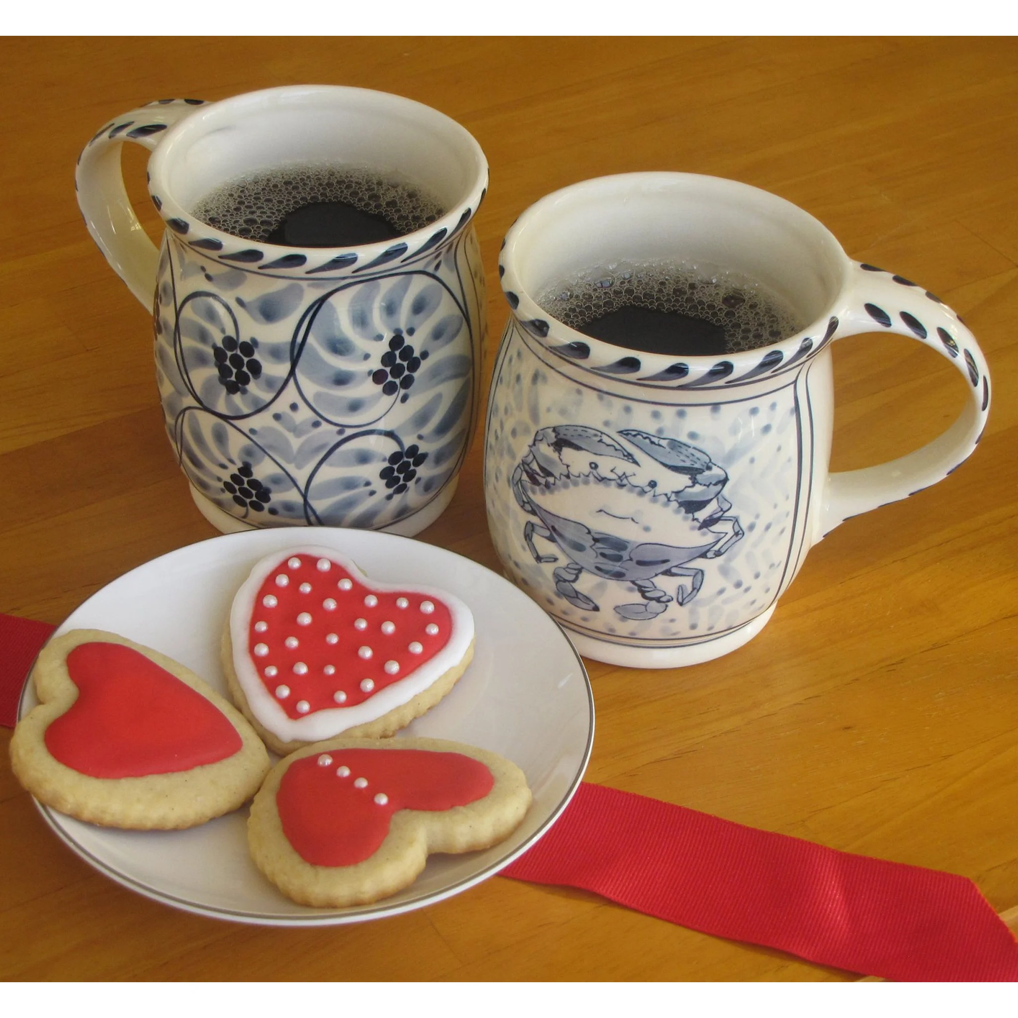 Crab Pottery Coffee Mug - Image 3