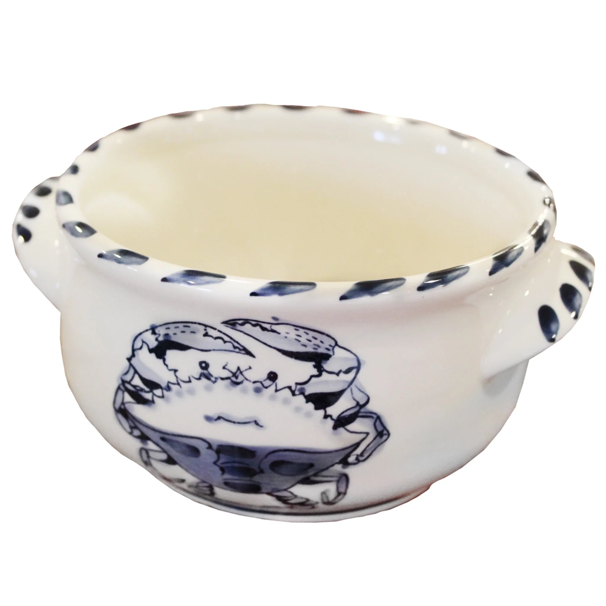 Crab Pottery Soup or Dip Bowl - Image 3