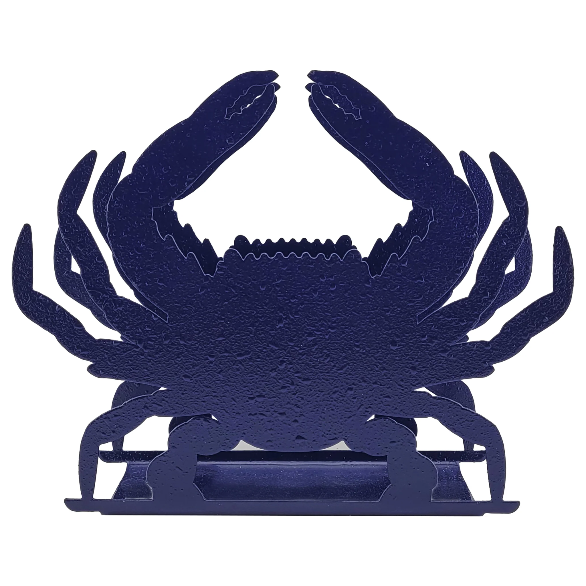 Crab Shaped Steel Napkin Holder - Blue or Red - Image 2