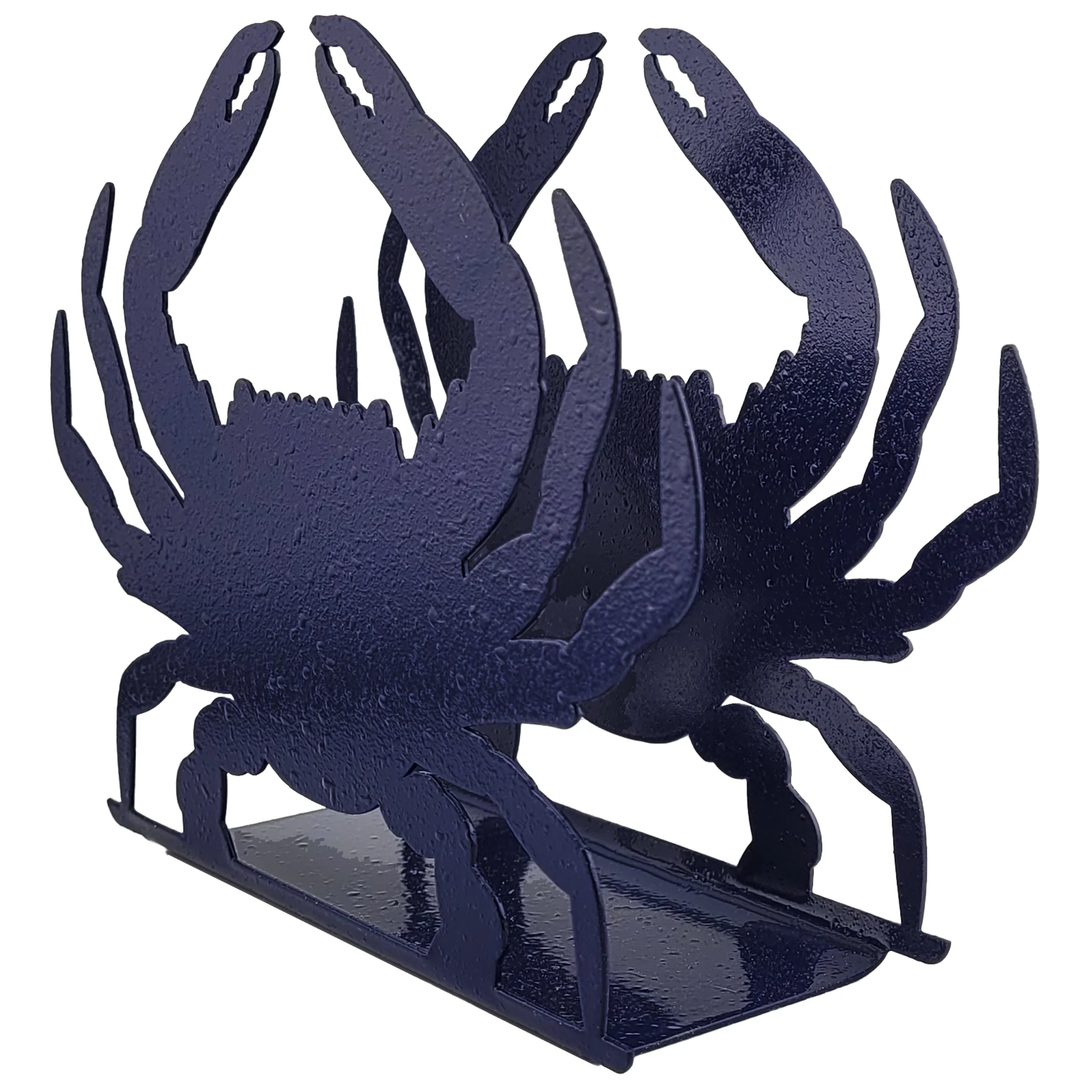 Crab Shaped Steel Napkin Holder - Blue or Red - Image 3