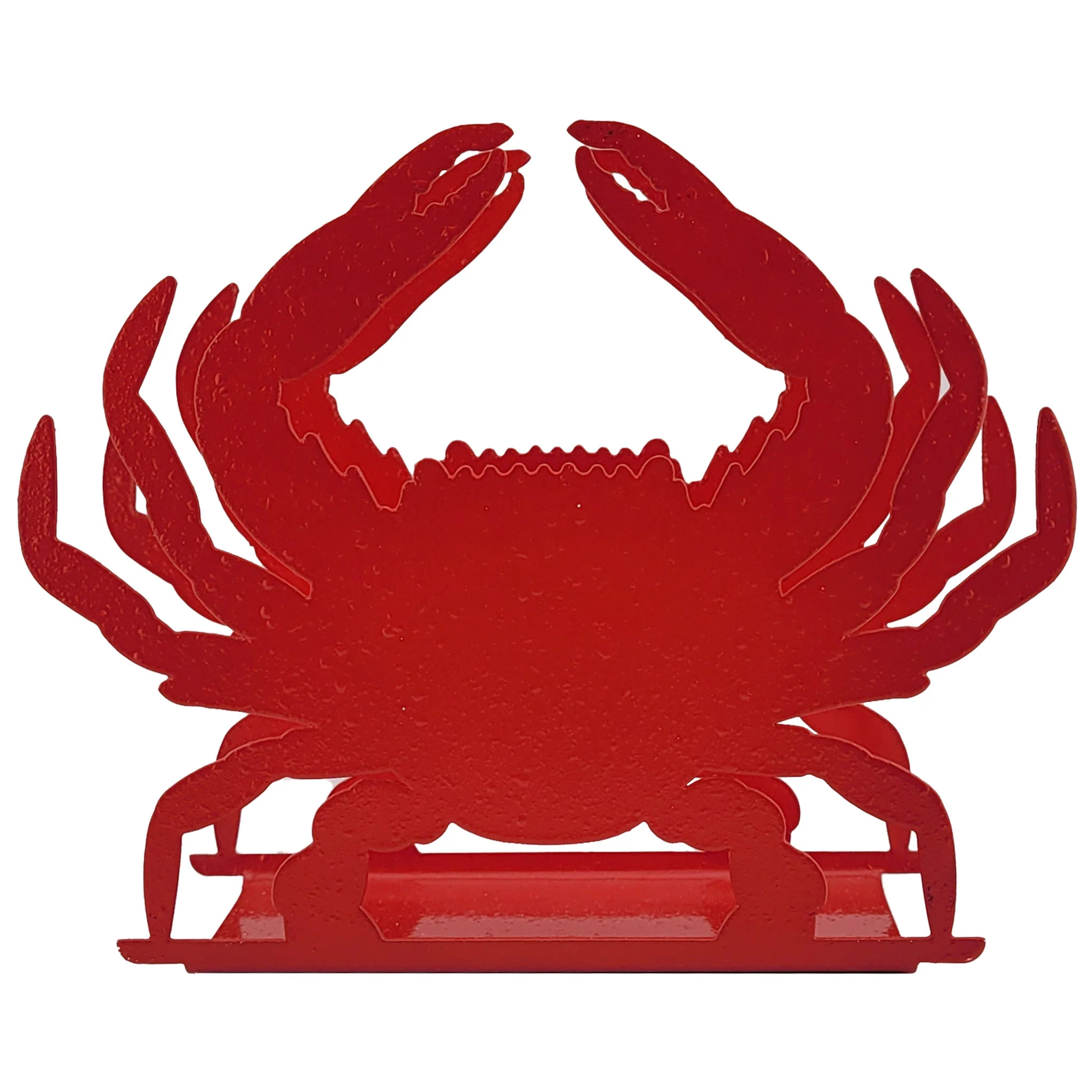 Crab Shaped Steel Napkin Holder - Blue or Red - Image 4