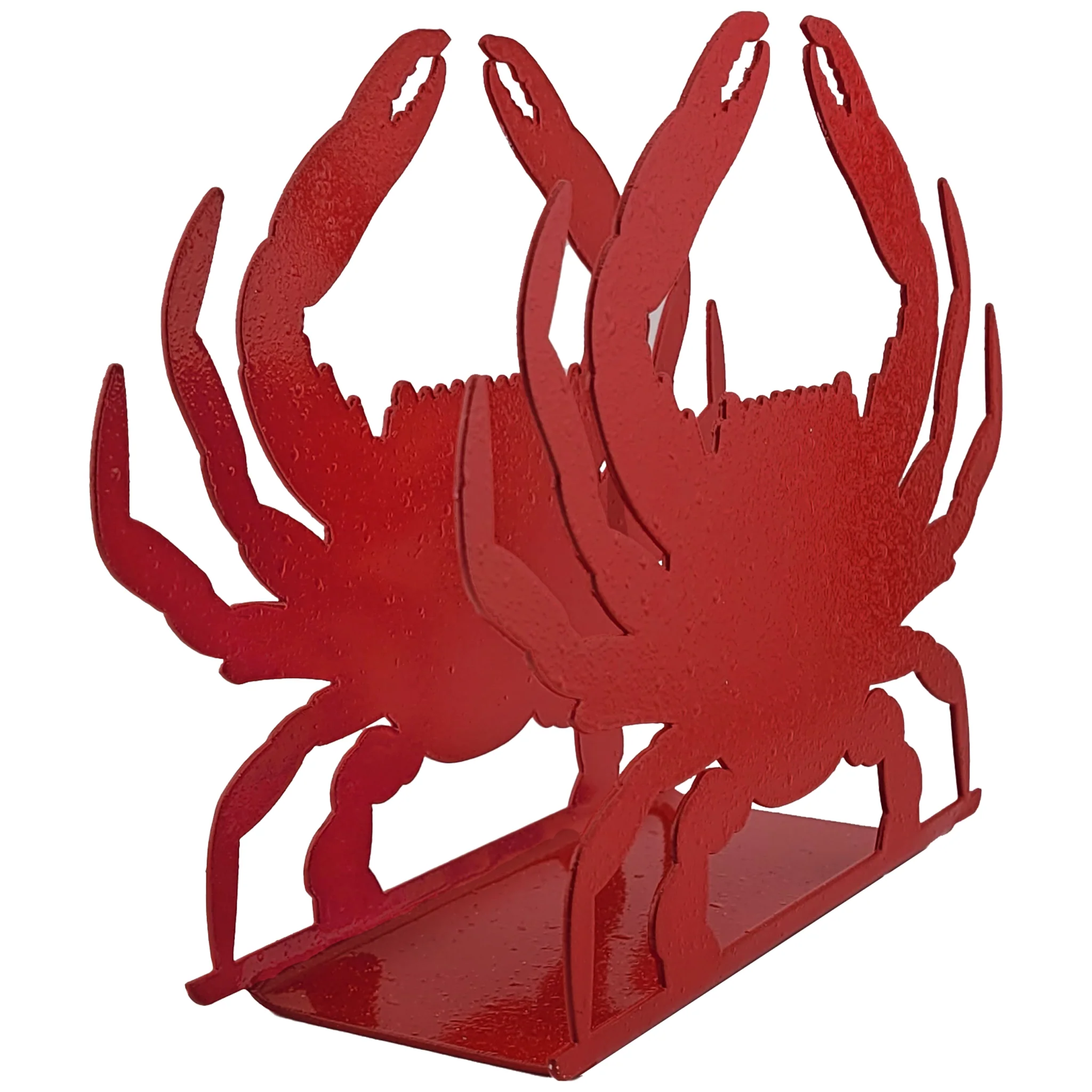Crab Shaped Steel Napkin Holder - Blue or Red - Image 5