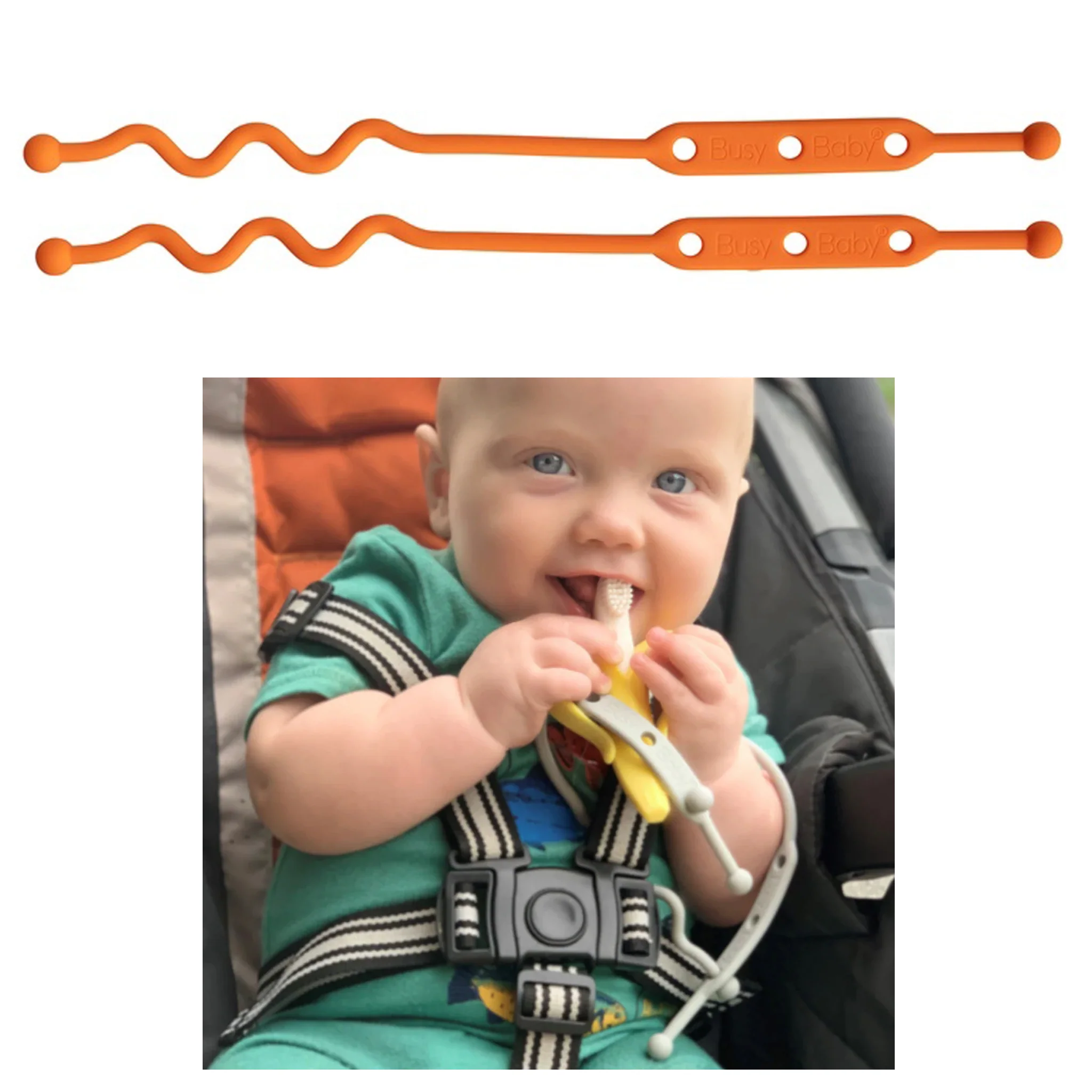 Happy Crab Silicone Infant Teether by Busy Baby - Image 5