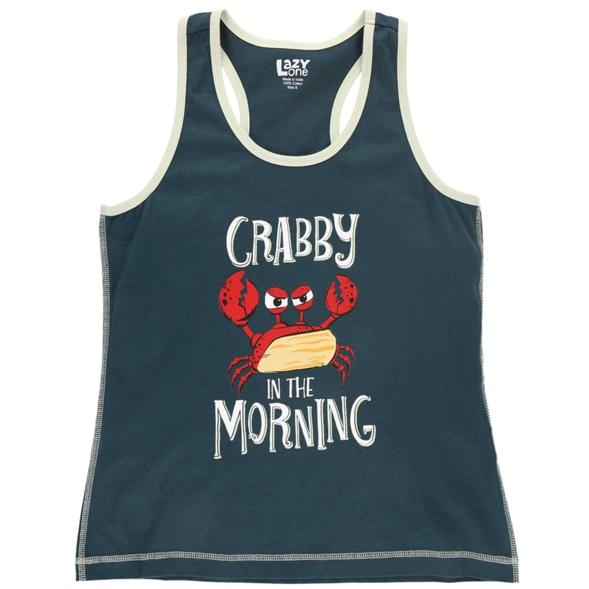 Crabby In The Morning Women's Pajama Tank Top