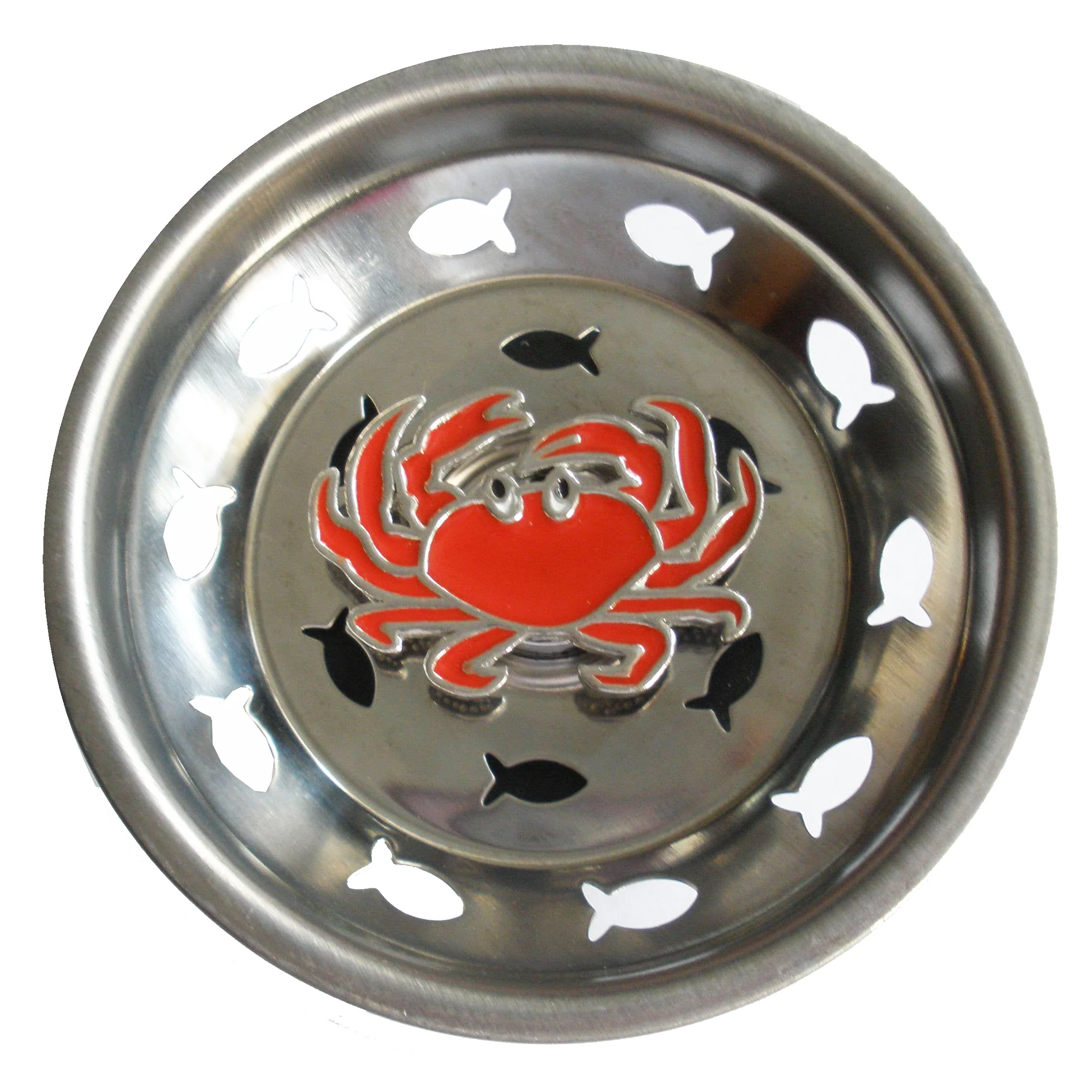 Crabby Kitchen Strainer - Blue or Red Crab