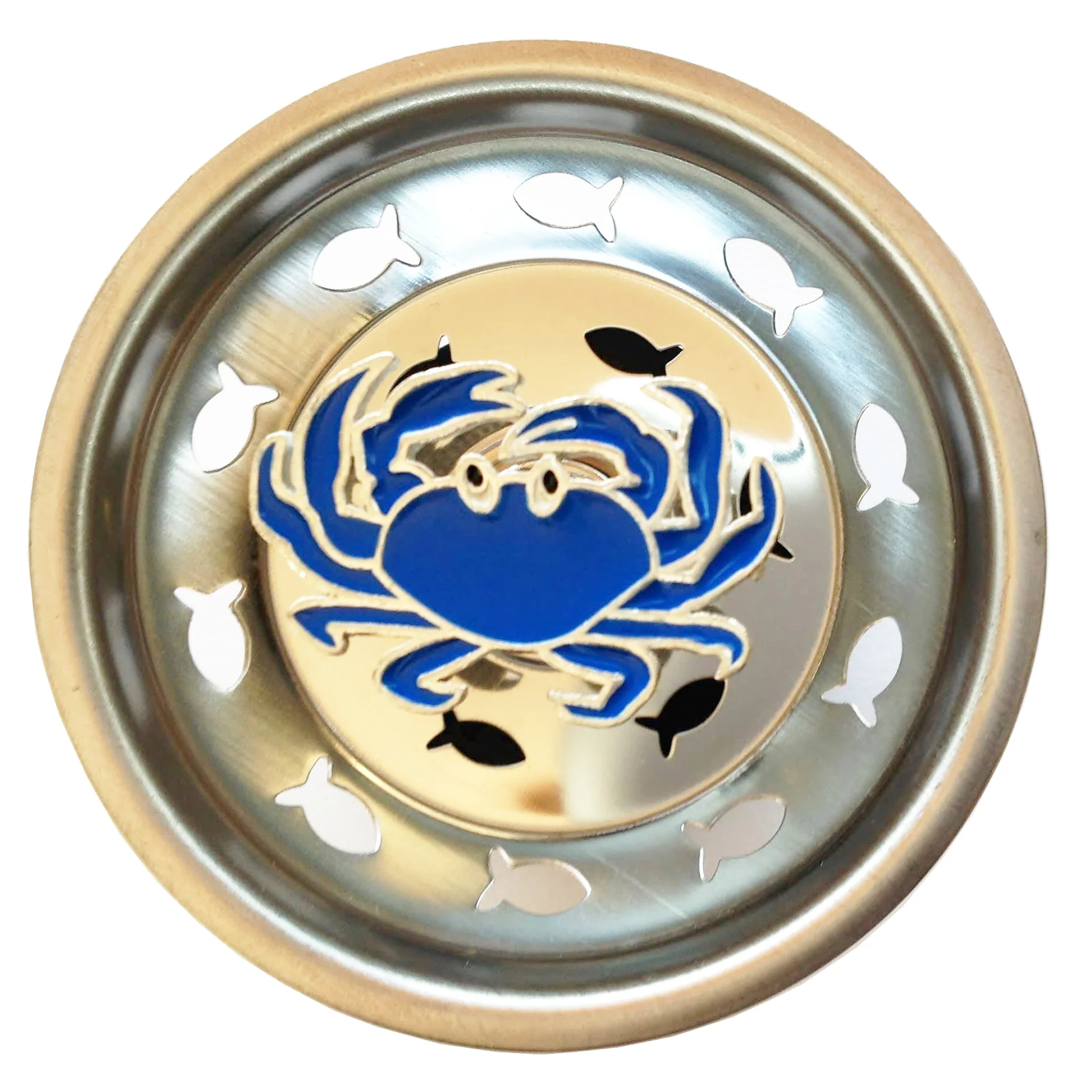 Crabby Kitchen Strainer - Blue or Red Crab - Image 2