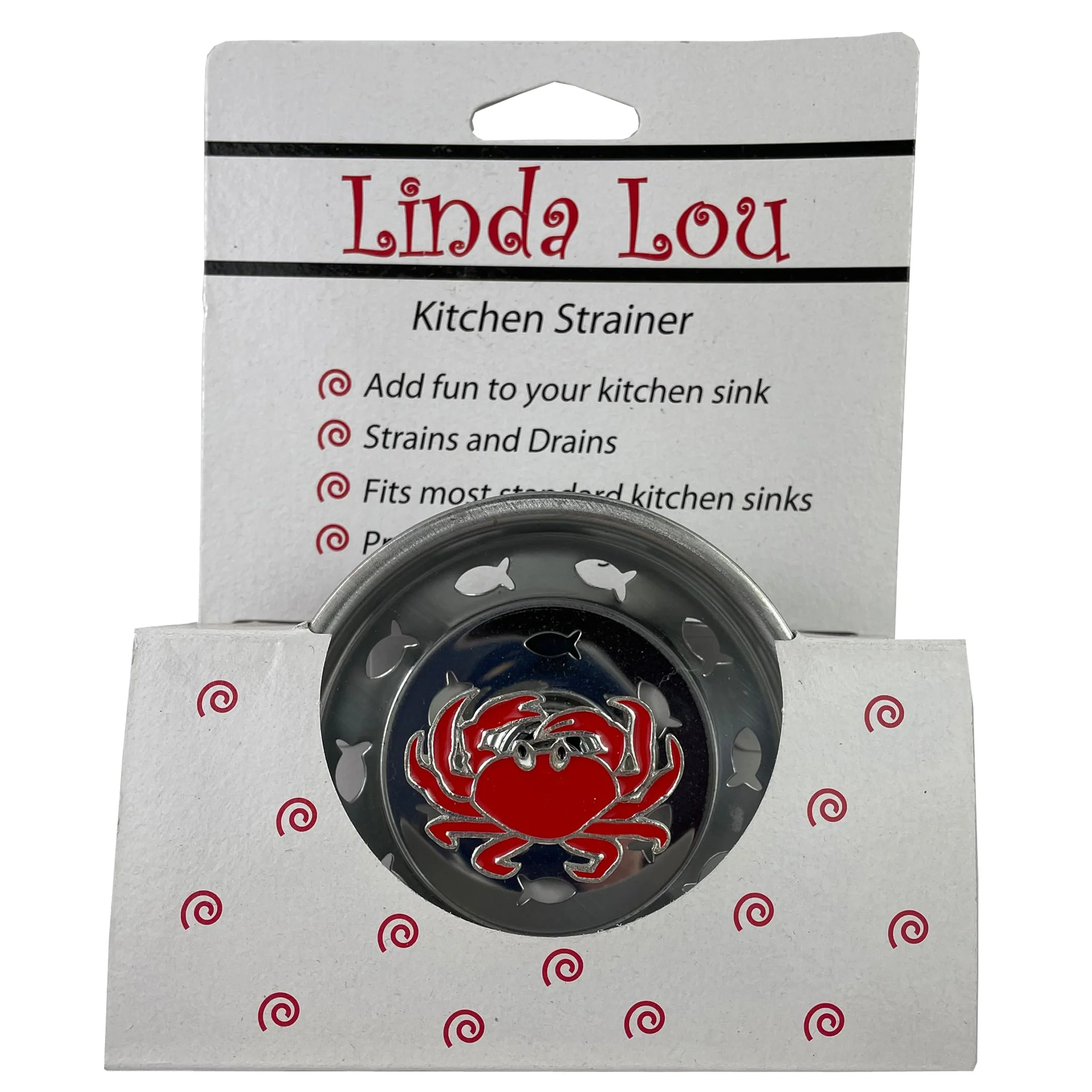 Crabby Kitchen Strainer - Blue or Red Crab - Image 3