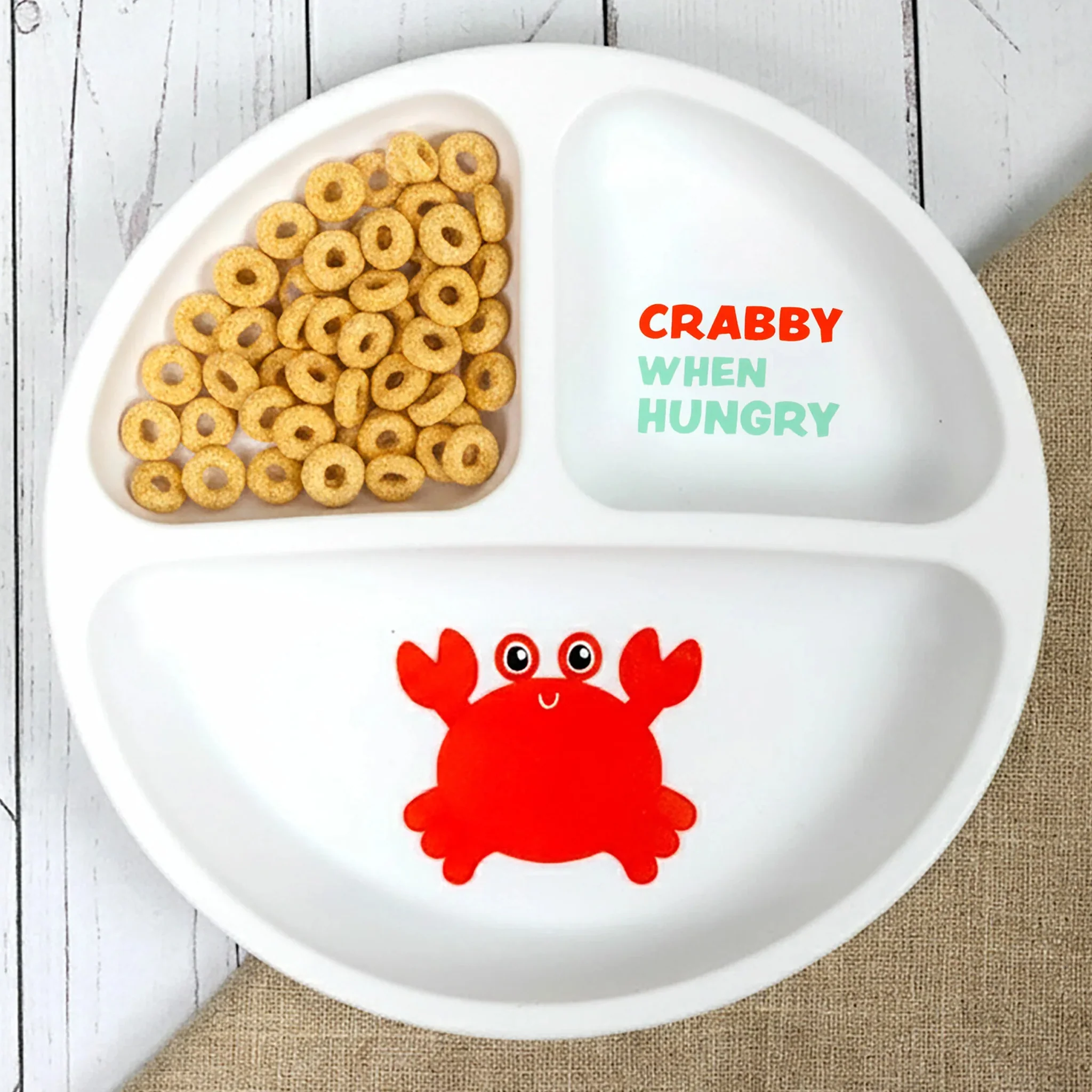 Crabby When Hungry Baby Silicone Plate - Image 2
