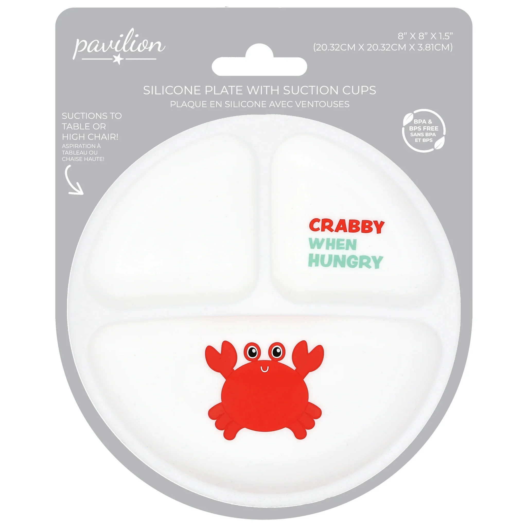 Crabby When Hungry Baby Silicone Plate - Image 4