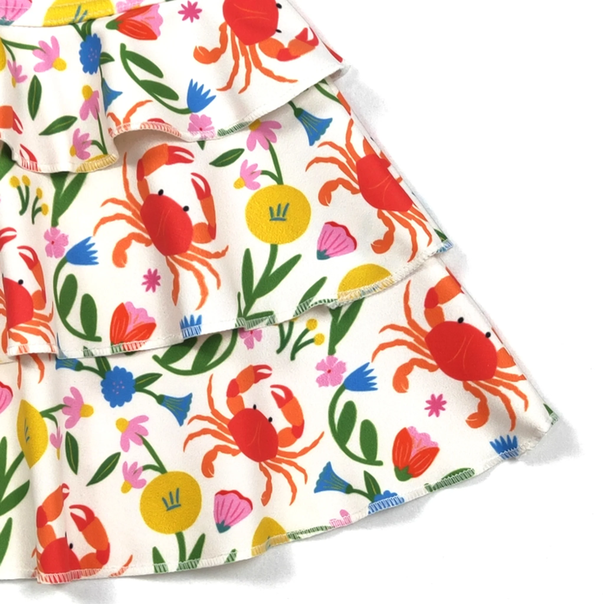 Fiesta Crab Girls Top & Ruffle Skort Set - Image 5
