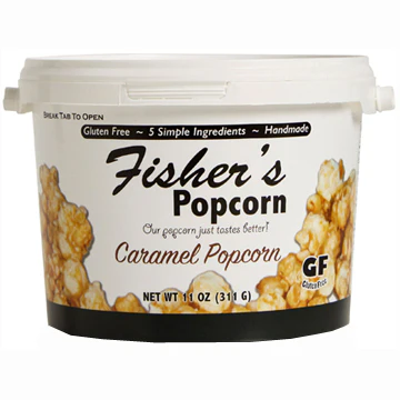 Fisher's Caramel Popcorn - Tub - Image 3
