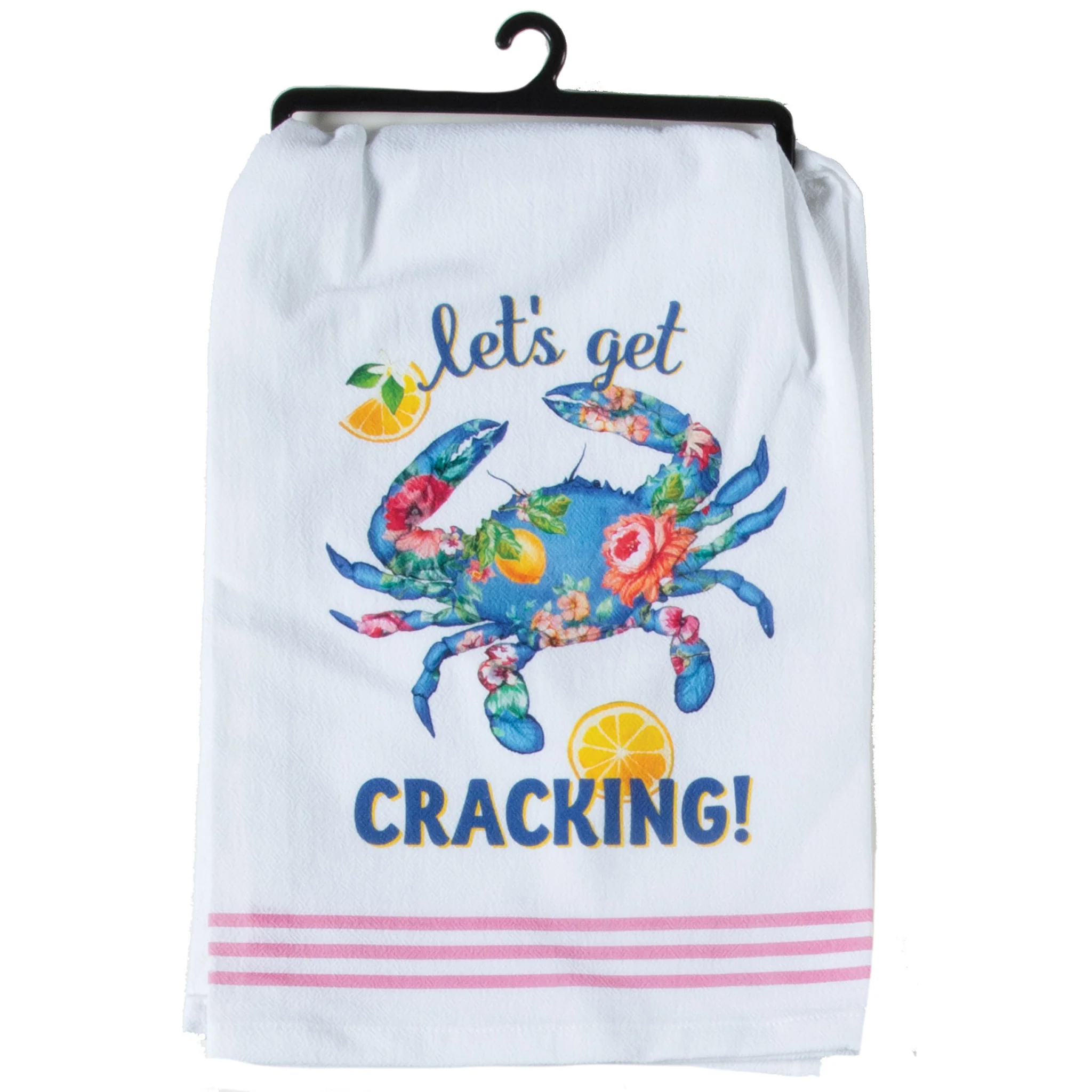 Floral Crab Let's Get Cracking Kitchen Towel - Image 2
