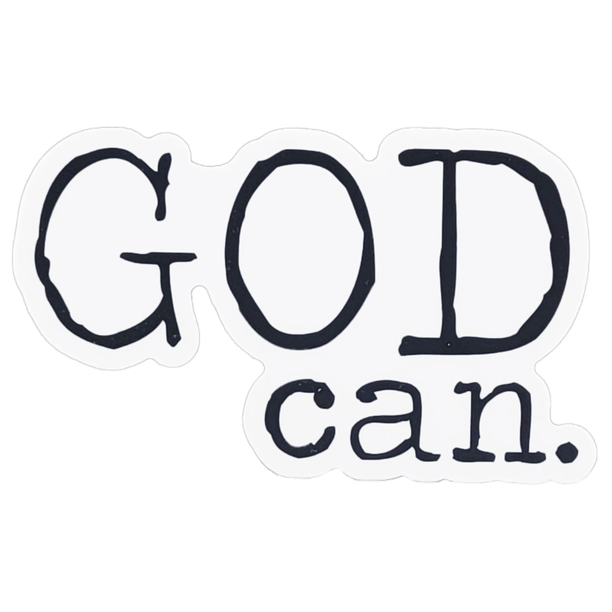God Can Vinyl Sticker