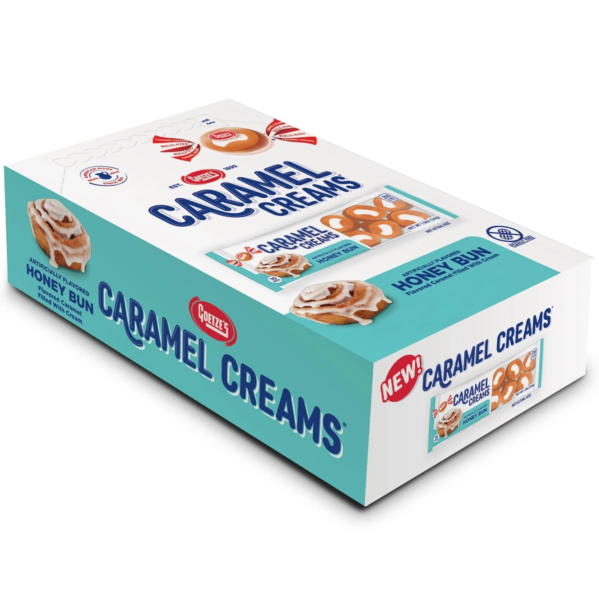 Goetze's Honey Bun Caramel Creams Candy Pack - Image 3