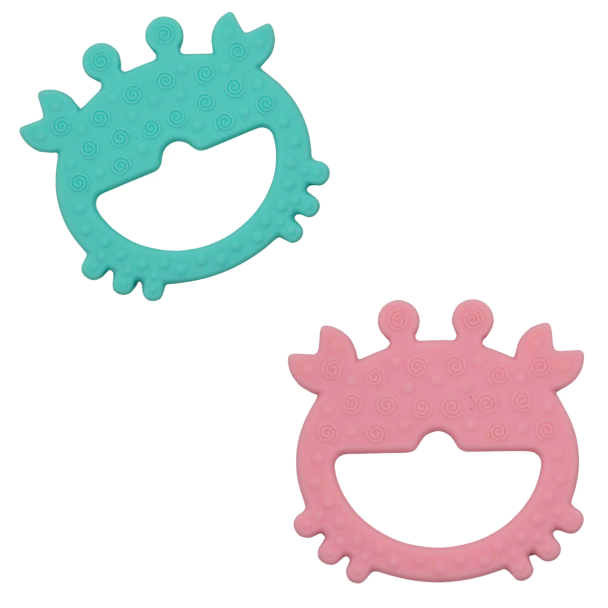 Golden Baby Crab Teether Set Assorted Colors - Image 2