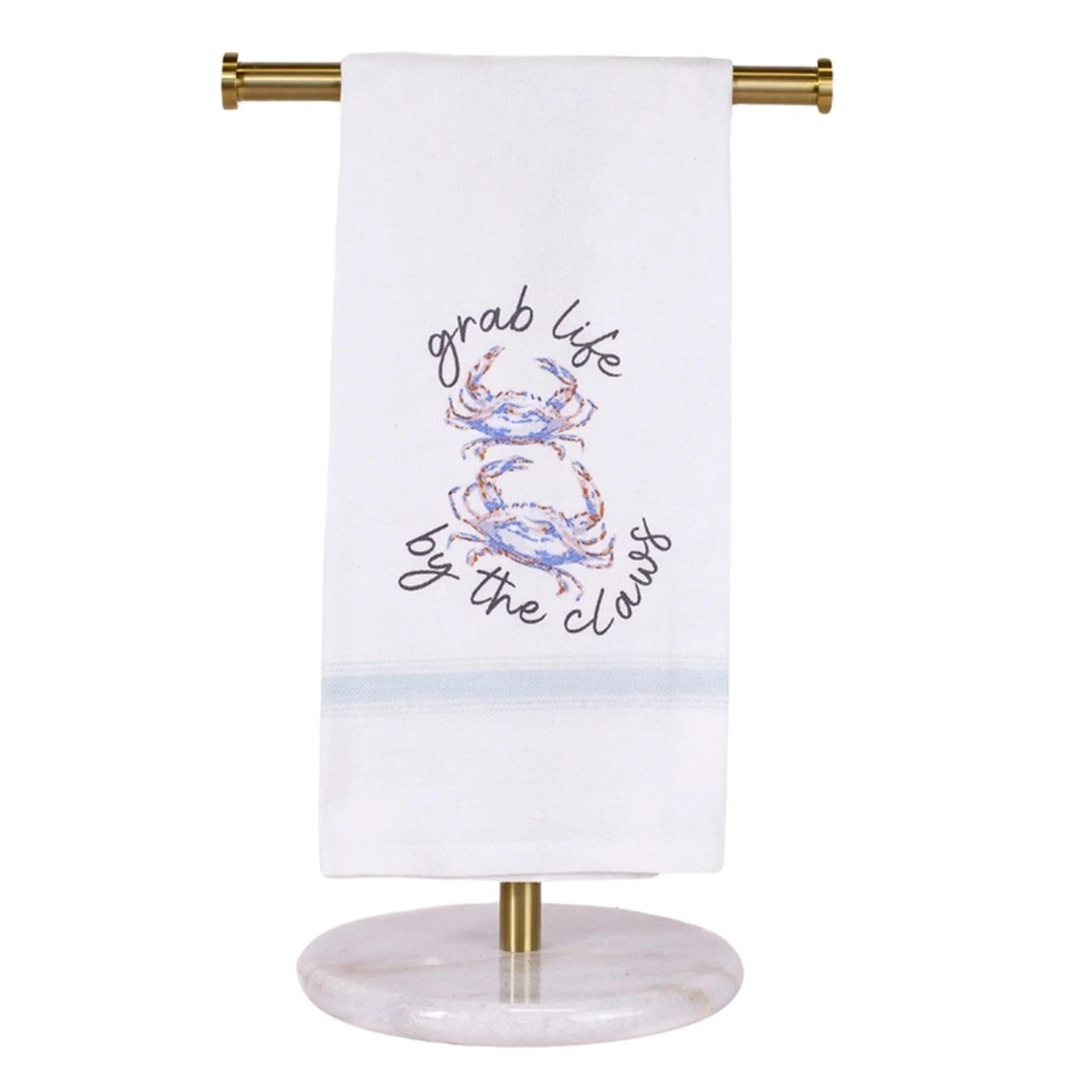 Grab Life By The Claws Crab Kitchen Towel - Image 2